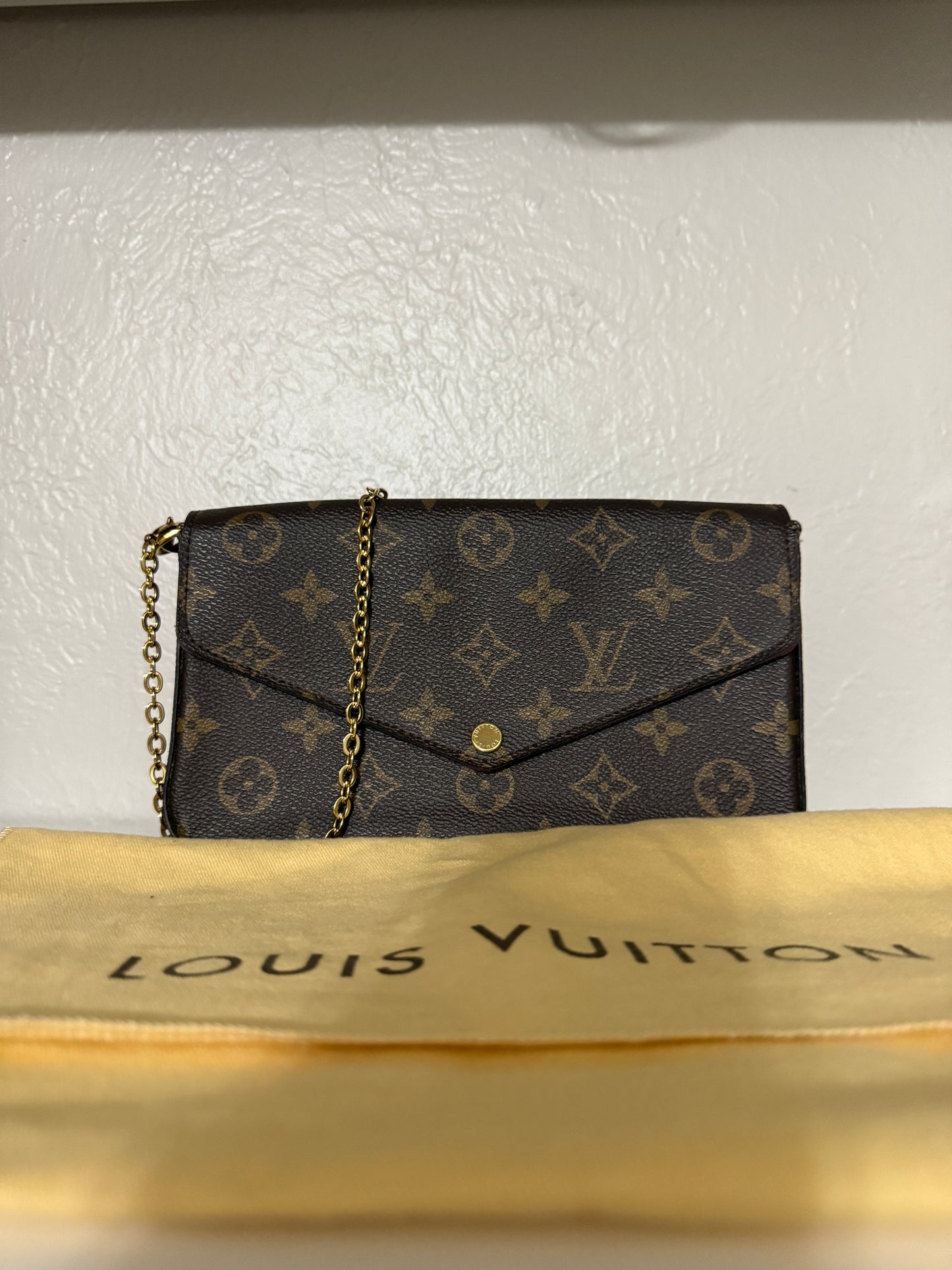 Pre-owned LOUIS VUITTON Felicie Monogram