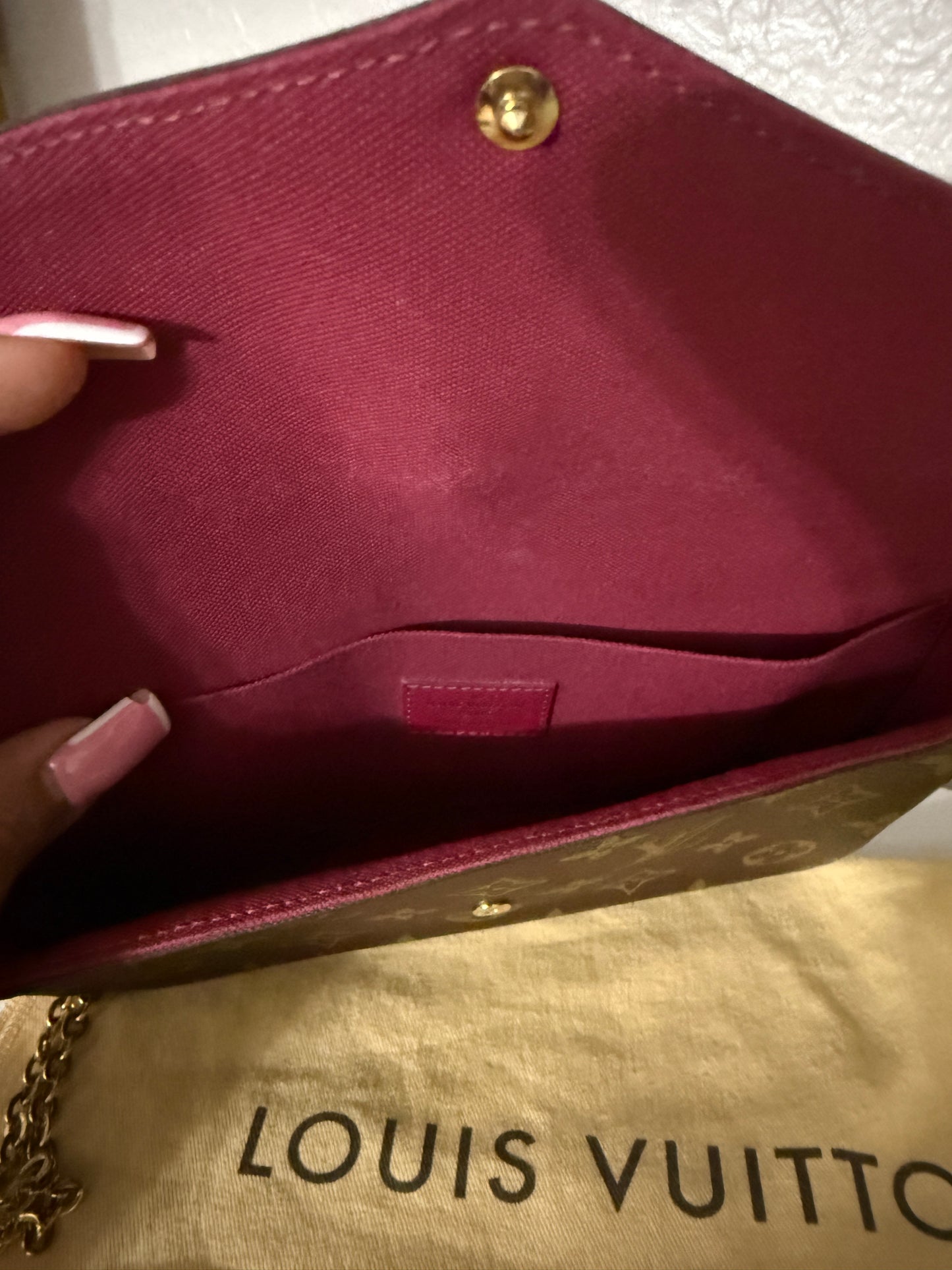 Pre-owned LOUIS VUITTON Felicie Monogram