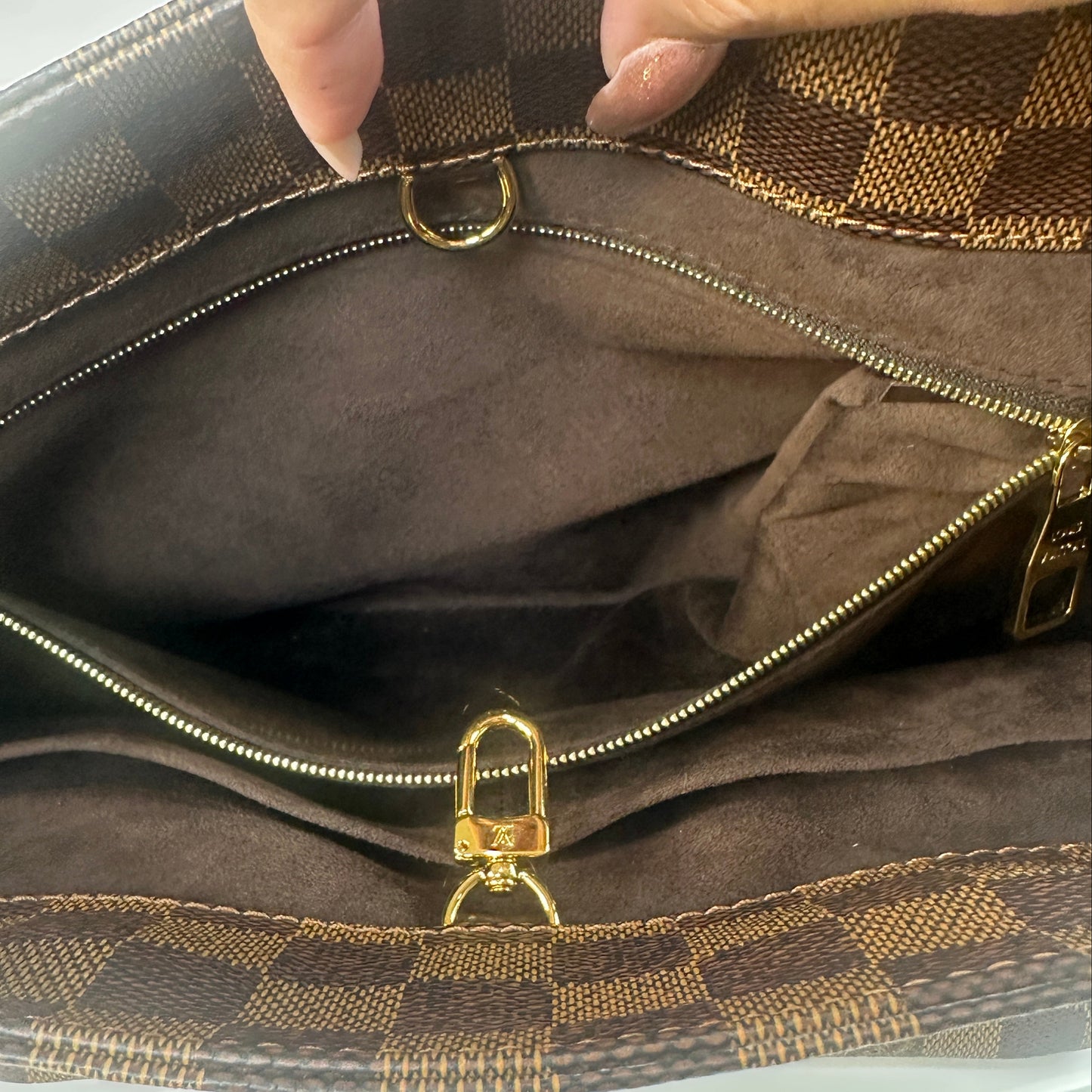 PRE-OWNED LOUIS VUITTON Marylebone PM Damier Ebene Canvas _214