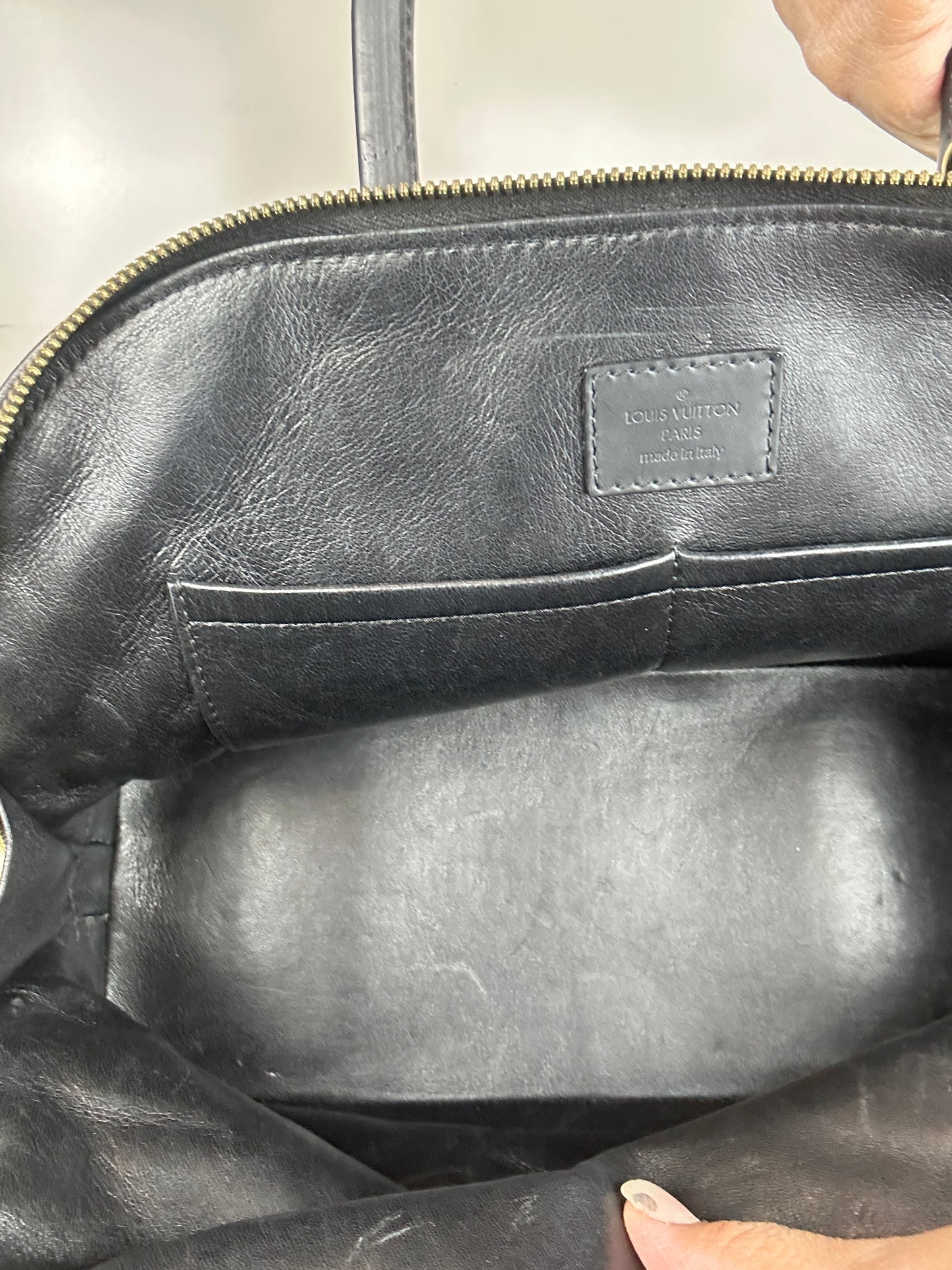 Pre-owned Louis Vuitton Alma PM Malletage with strap