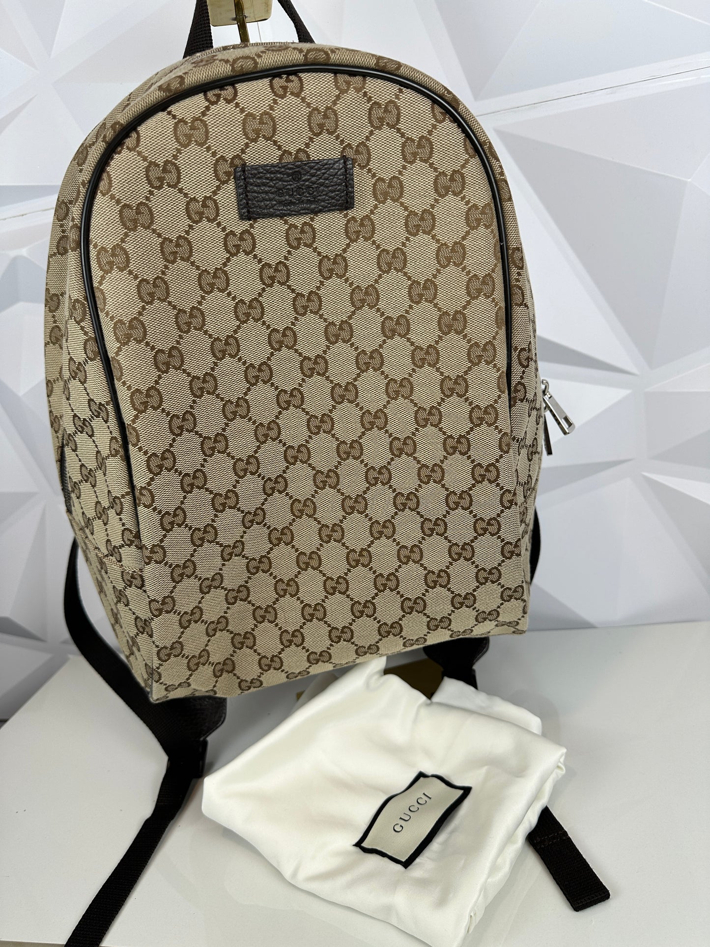 Pre-owned GUCCI Ophidia Backpack with dustbag