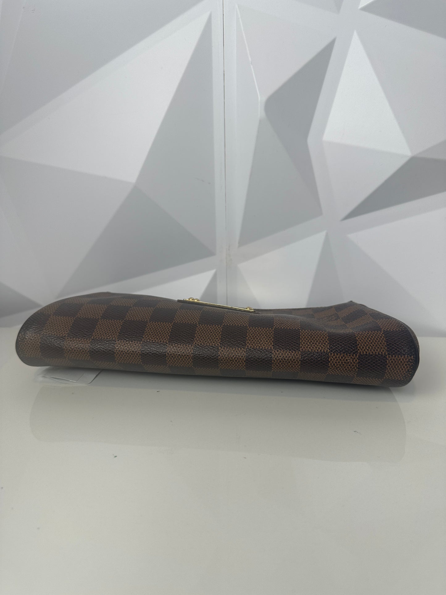 Pre-owned LOUIS VUITTON Eva Damier Ebene Canvas in brown