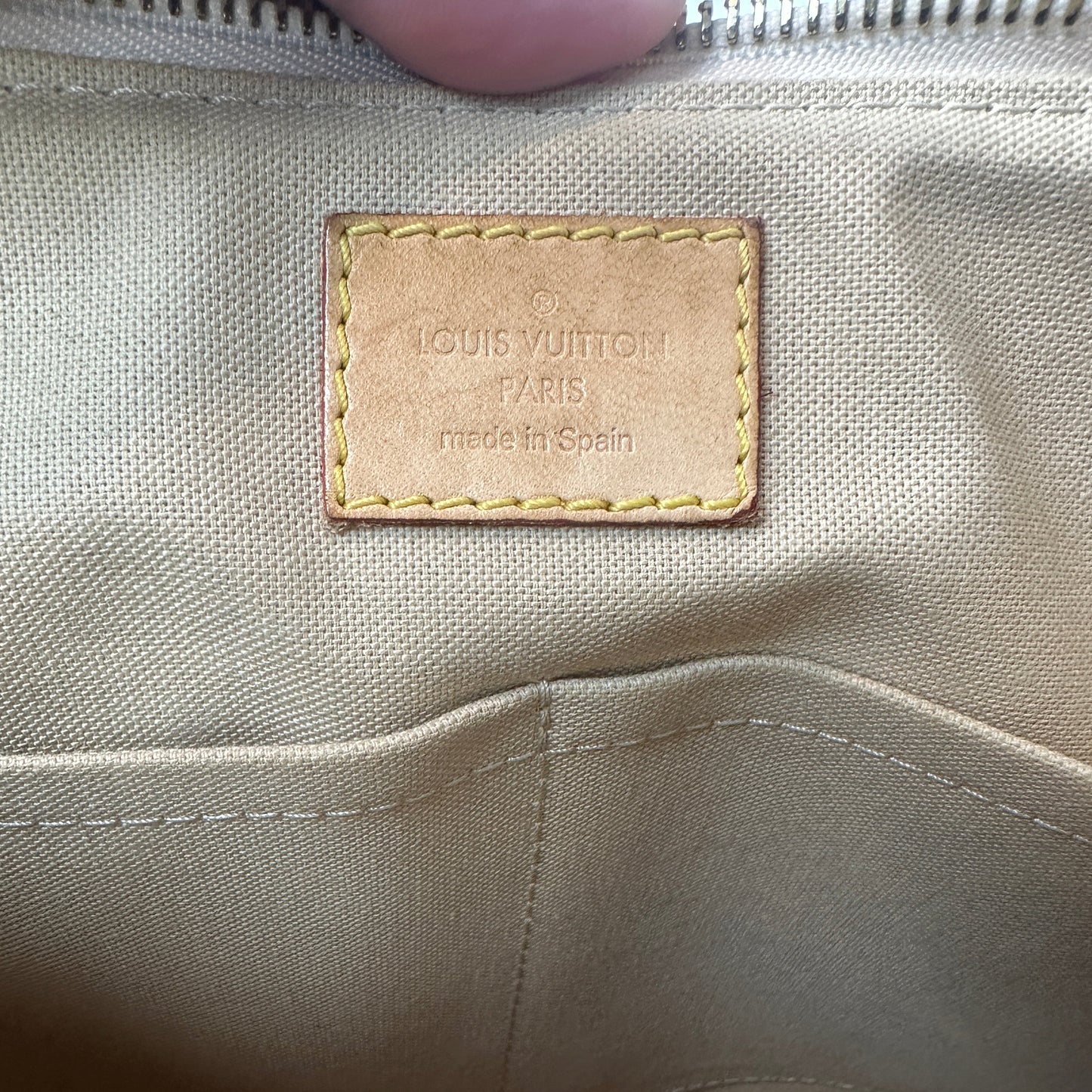 PRE-OWNED LOUIS VUITTON Syracuse PM Damier Azur Canvas _ 102