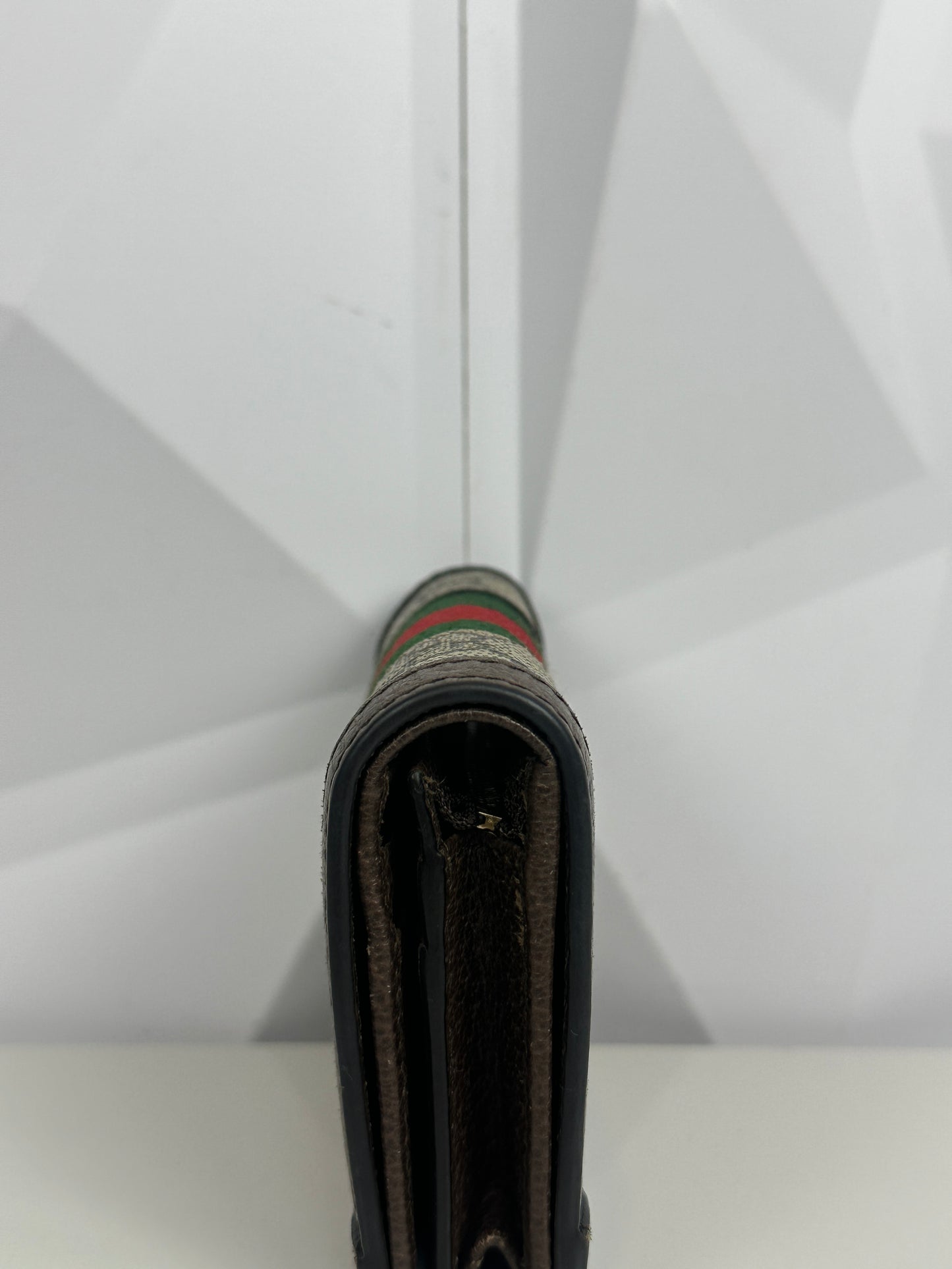 Pre-owned GUCCI Ophidia Bifold with box and dustbag