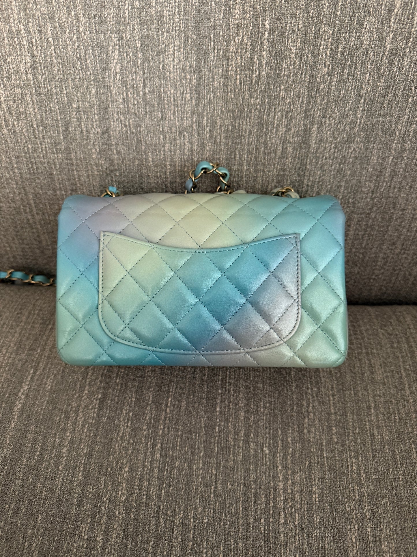 Pre-owned CHANEL mini classic flap limited edition with dustbag and box