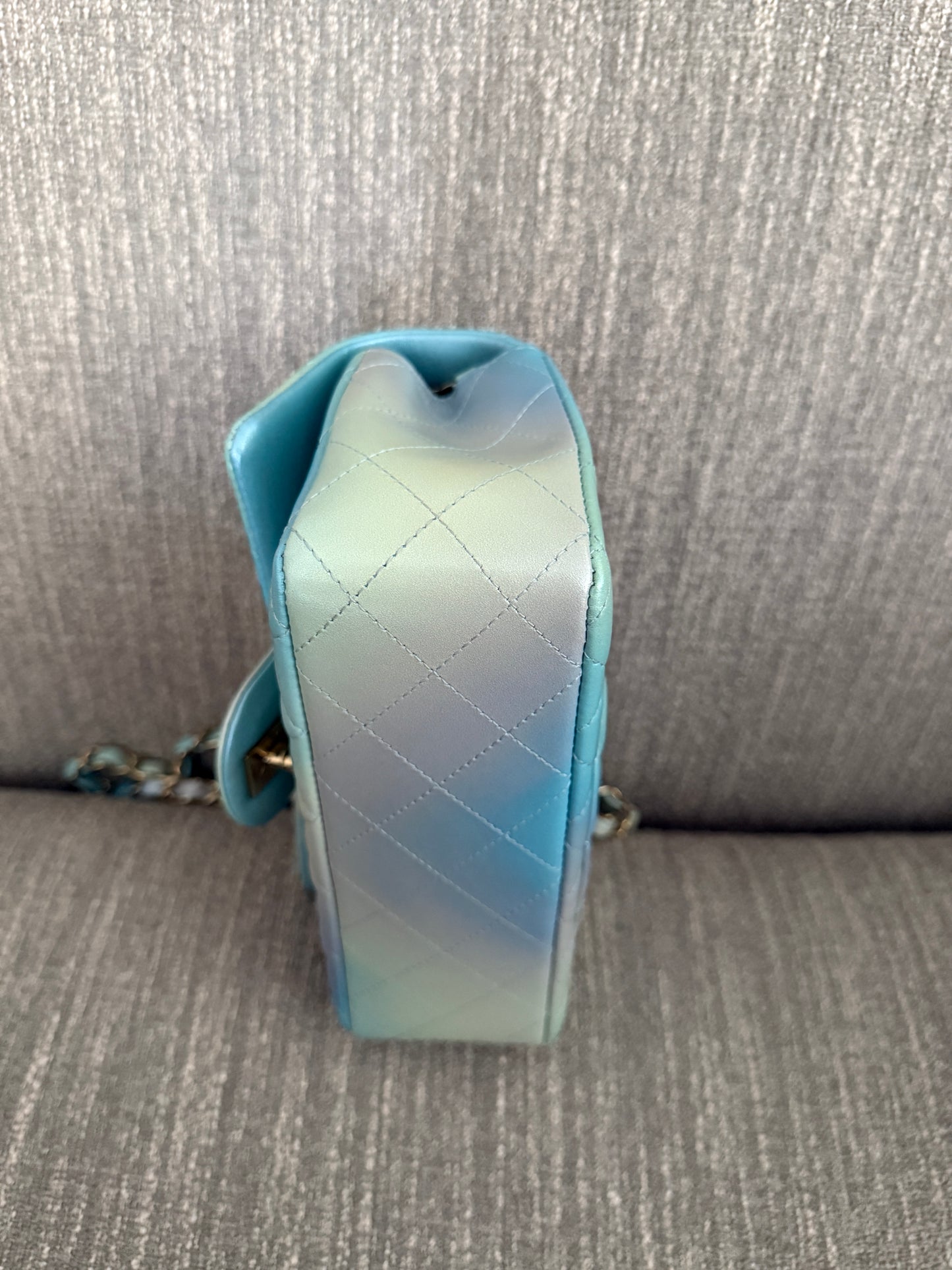 Pre-owned CHANEL mini classic flap limited edition with dustbag and box