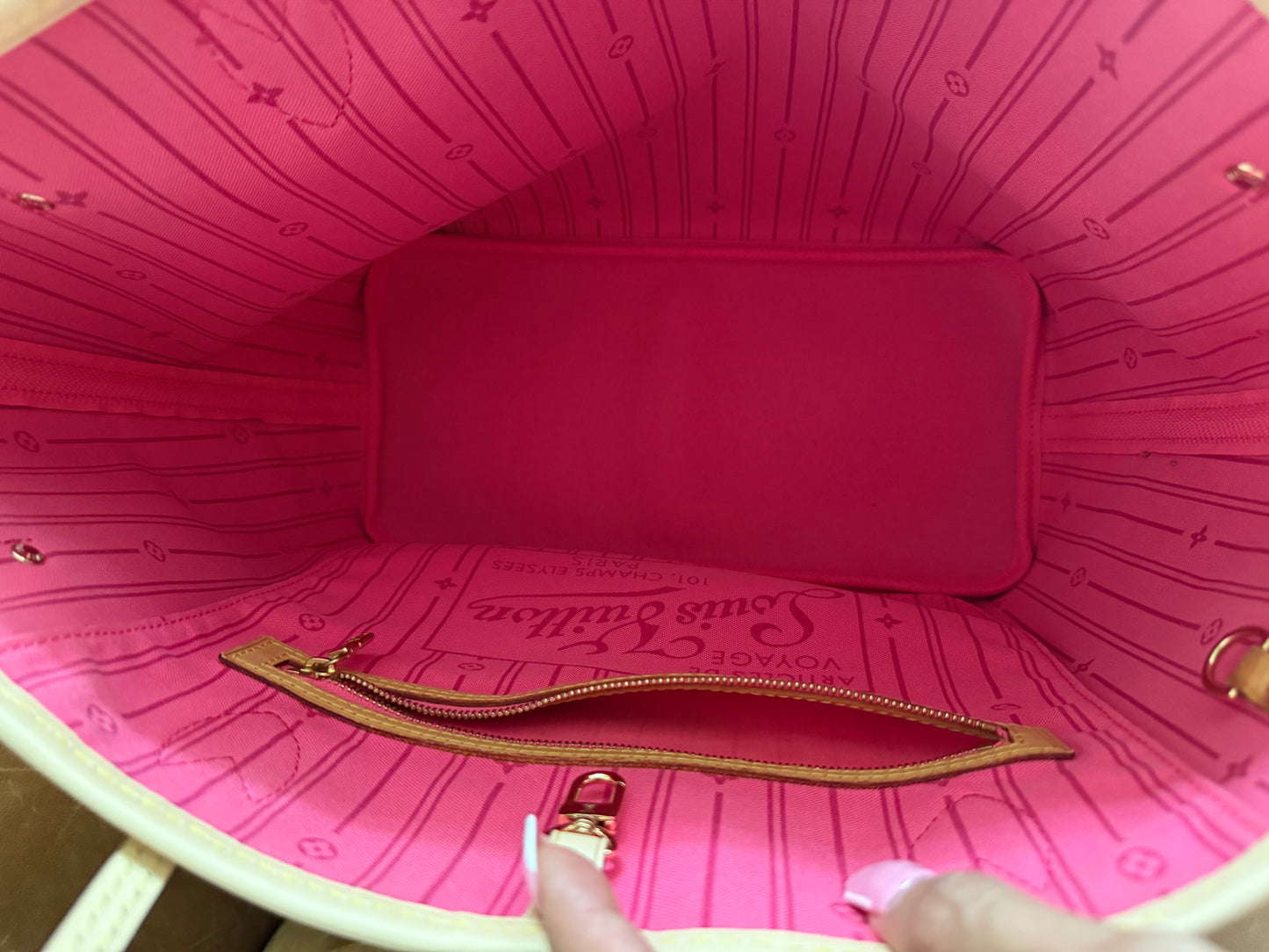 Pre-owned LOUIS VUITTON Limited Edition Neverfull MM Stephen Sprouse Roses