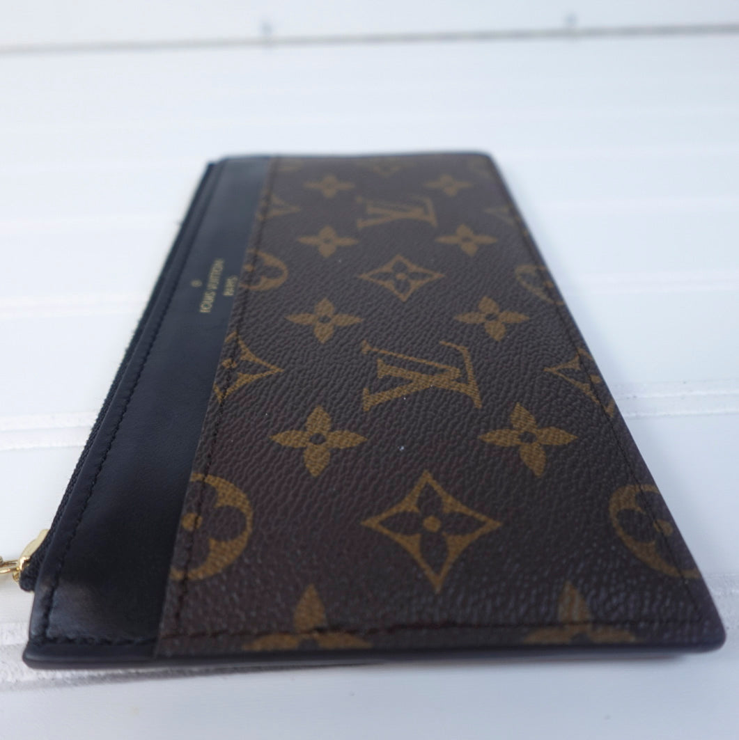 PRE-OWNED LOUIS VUITTON Slim Purse Monogram Long Wallet _266