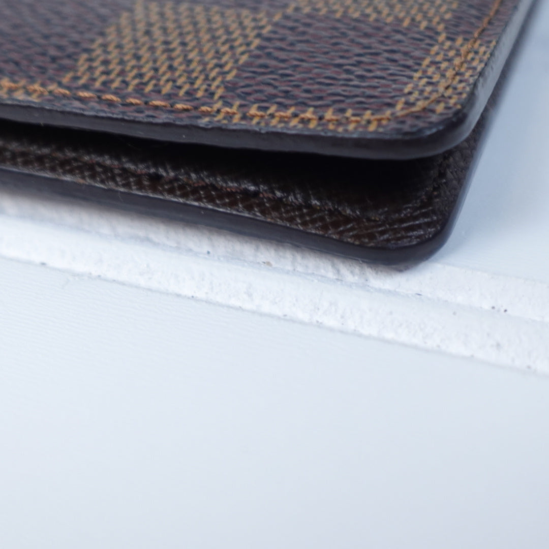 Pre owned LOUIS VUITTON Marco Wallet Damier Ebene Canvas _ 254