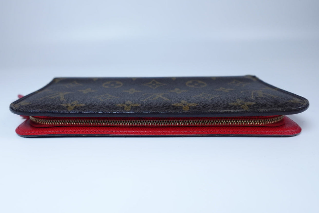 Pre-owned LOUIS VUITTON Yayoi Kusama Portefeuille Insolite wallet red inside_ 312