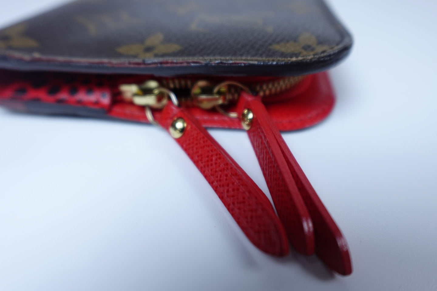 Pre-owned LOUIS VUITTON Yayoi Kusama Portefeuille Insolite wallet red inside_ 312
