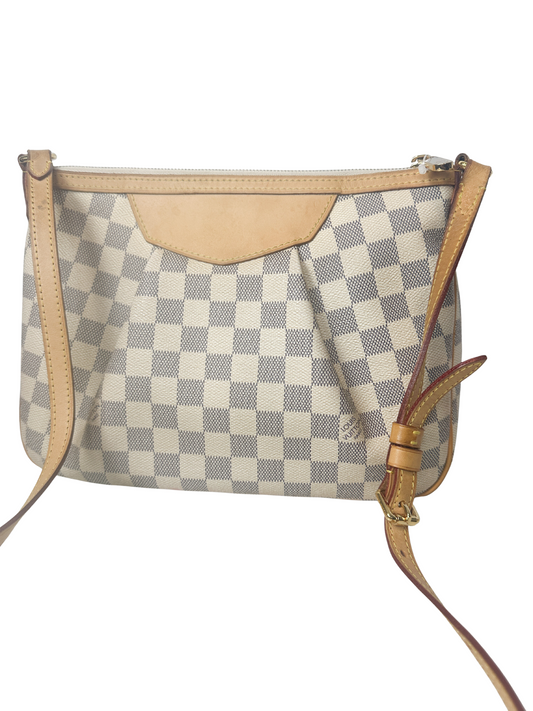 Pre-owned LOUIS VUITTON Syracuse PM Damier Azur Canvas