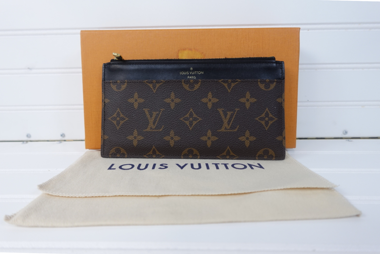 Pre-owned LOUIS VUITTON Slim Purse Monogram Long Wallet _ 266