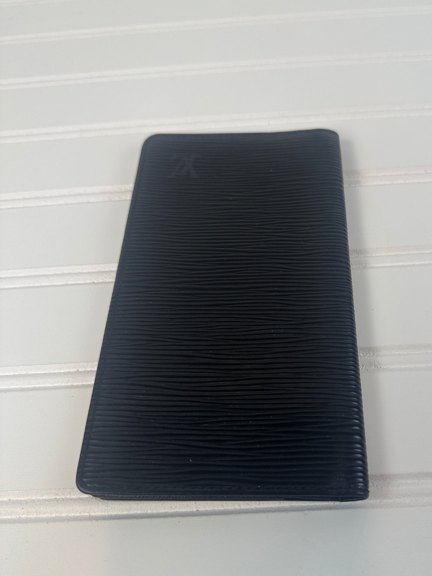 Pre-owned LOUIS VUITTON Epi Bi-fold Long Wallet Black _ 201-3