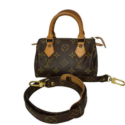 Pre-owned LOUIS VUITTON Mini Speedy with strap