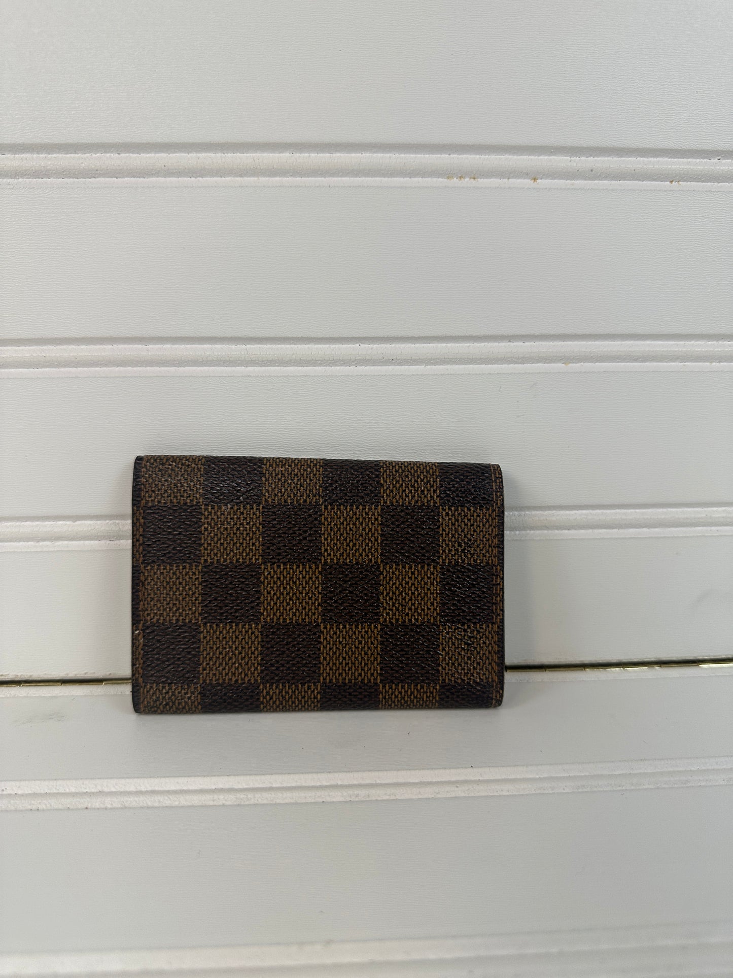 Pre-owned LOUIS VUITTON 6 Key Holder in Damier Ebene Canvas _203-1