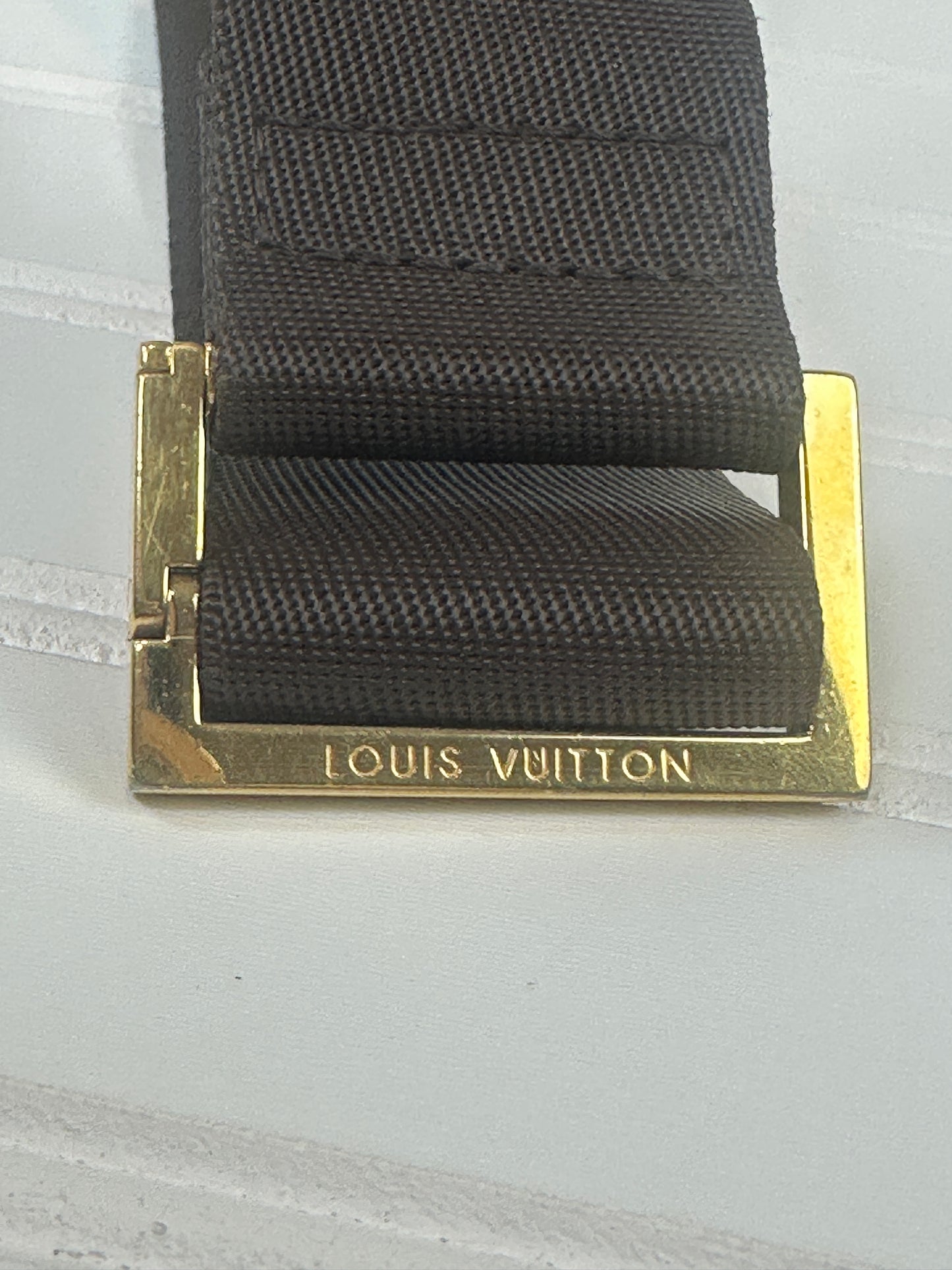 Pre-owned Louis Vuitton Geronimo Bumbag in Damier Ebene Canvas _209