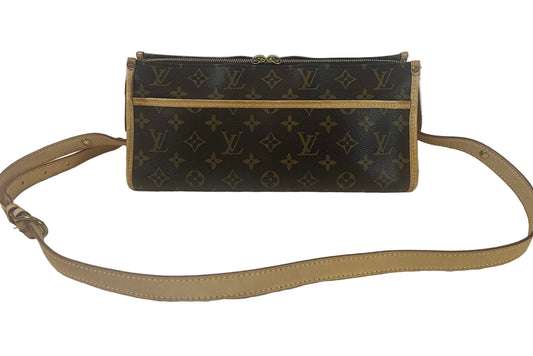 Pre-owned LOUIS VUITTON Popincourt Monogram Canvas with Strap and Dust Bag
