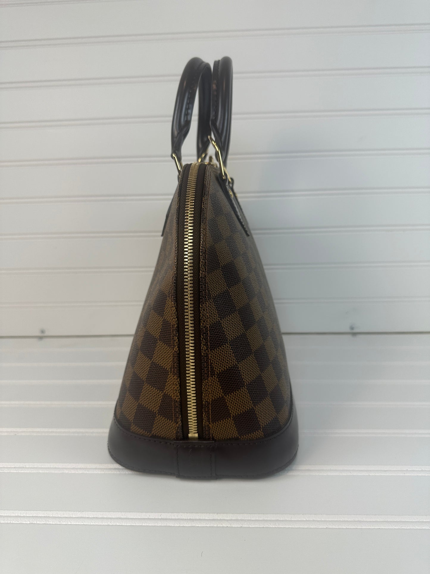 Pre-owned LOUIS VUITTON Alma PM in Damier Ebene Canvas_ 755