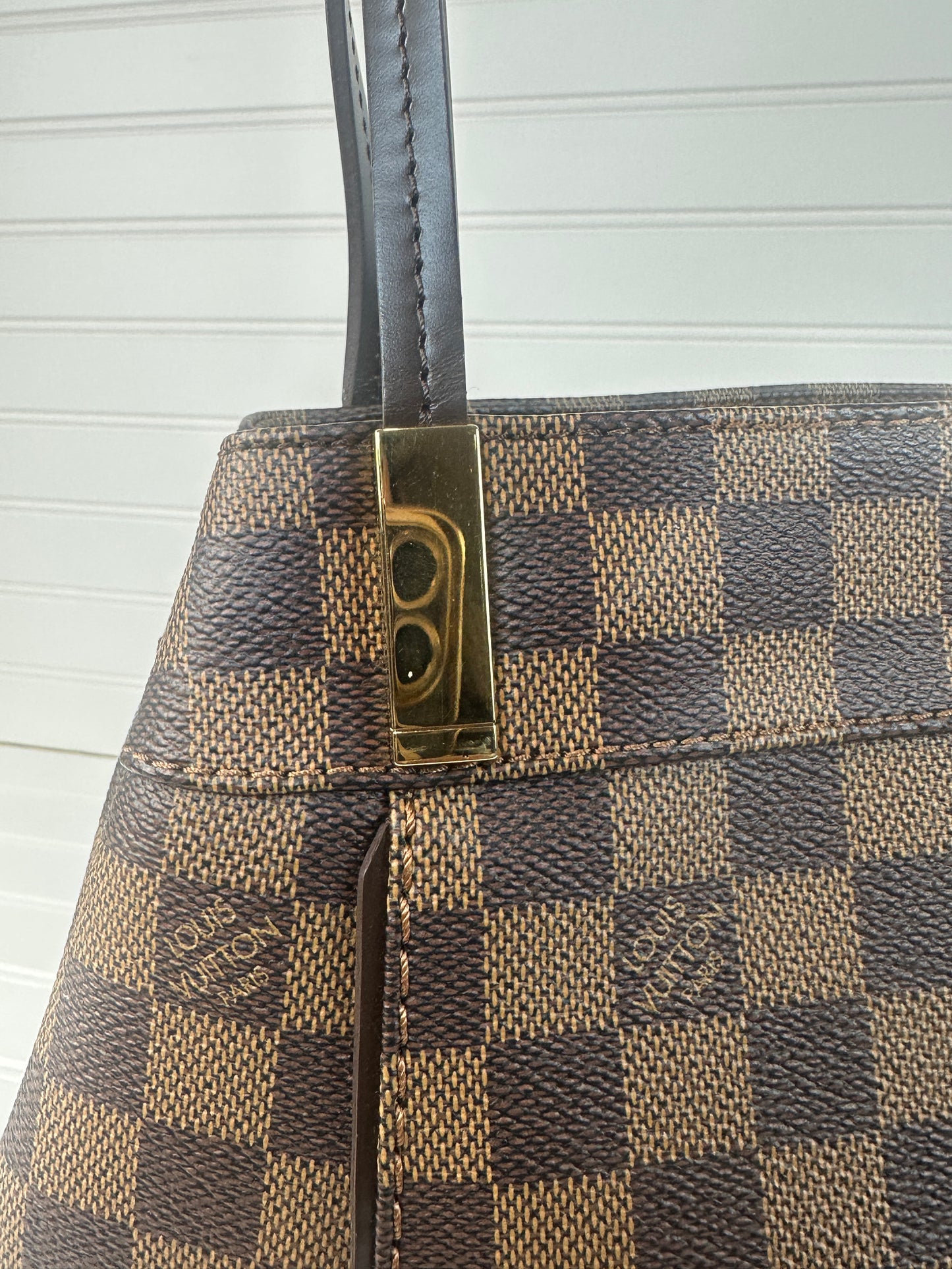 Pre-owned LOUIS VUITTON Marylebone PM in Damier Ebene Canvas _214