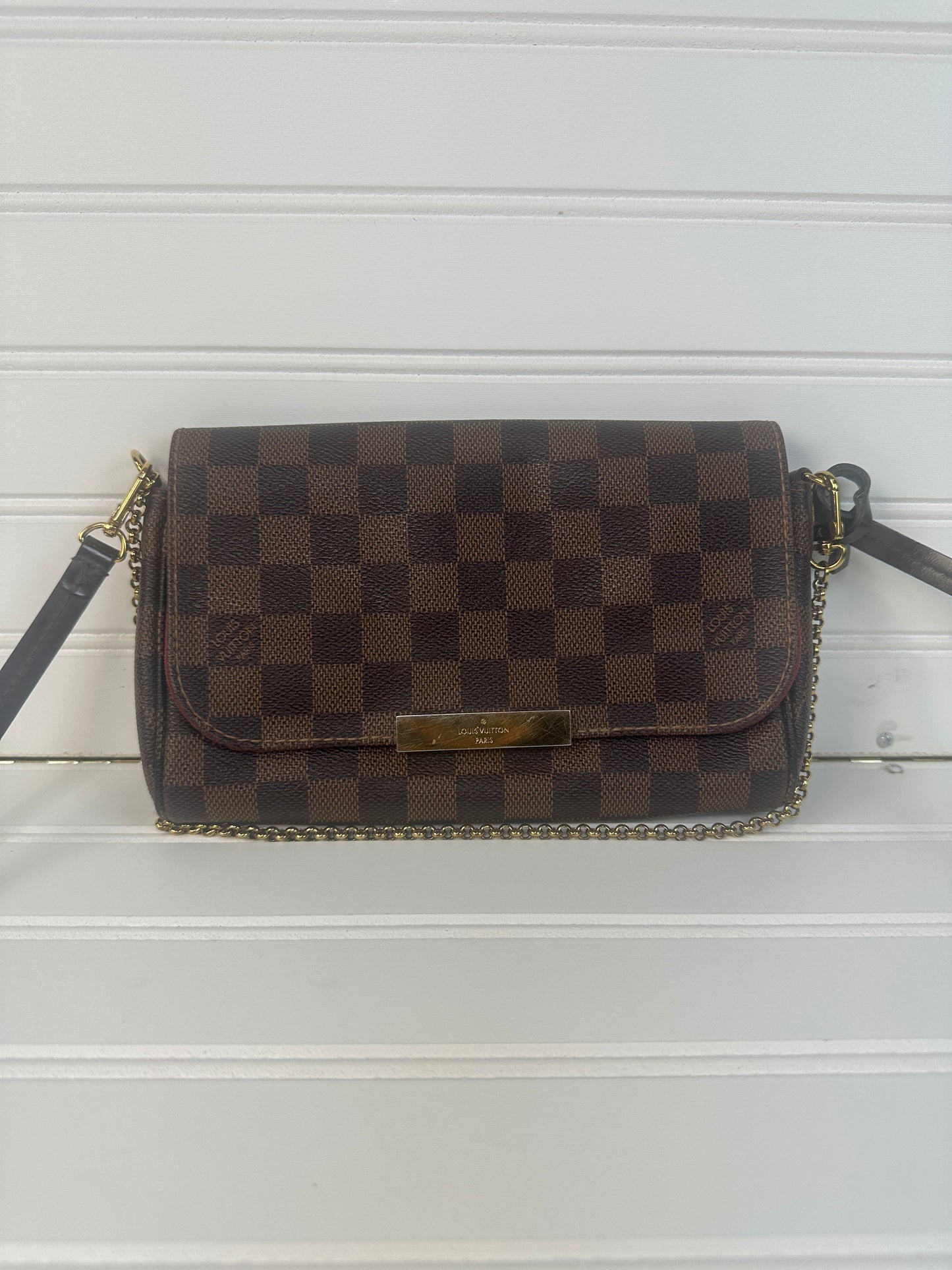 Pre-owned LOUIS VUITTON Favorite PM in Damier Ebene _217