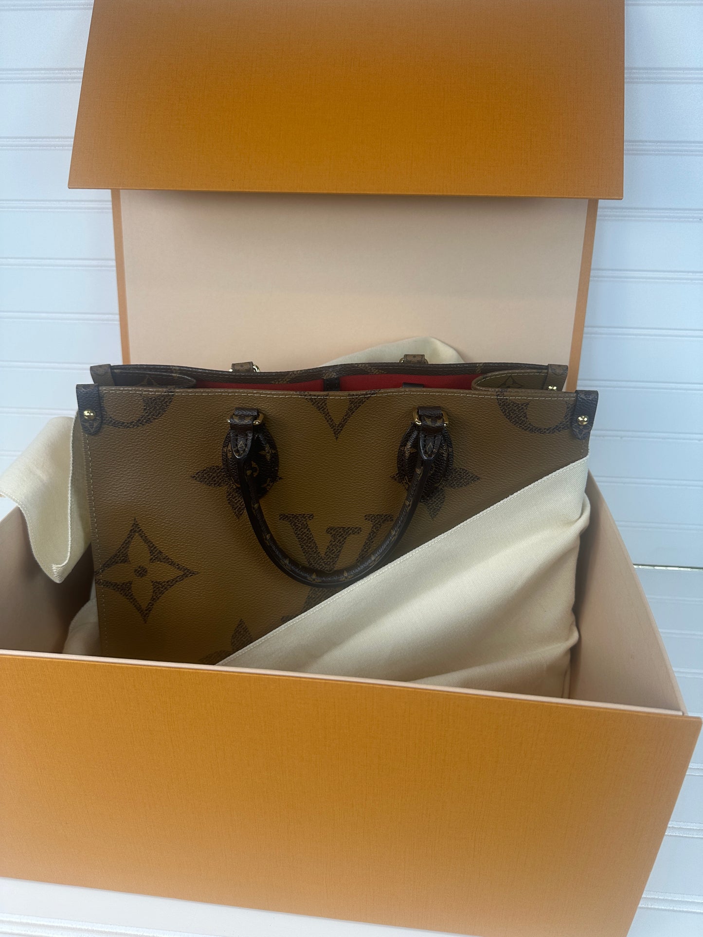 Pre-owned LOUIS VUITTON OnTheGo MM Monogram Giant Reverse _219