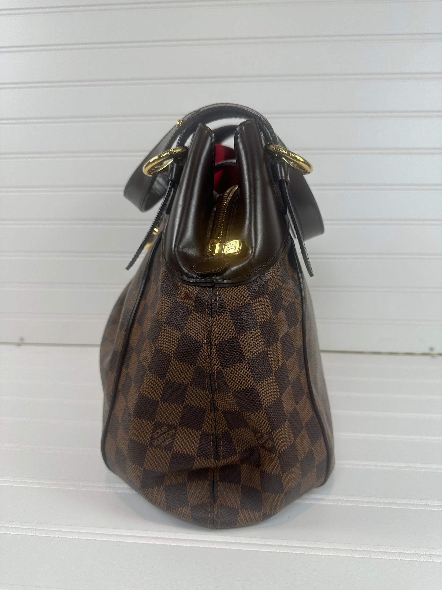 Pre-owned LOUIS VUITTON Sistine GM Shoulder Bag in Damier Ebene _221