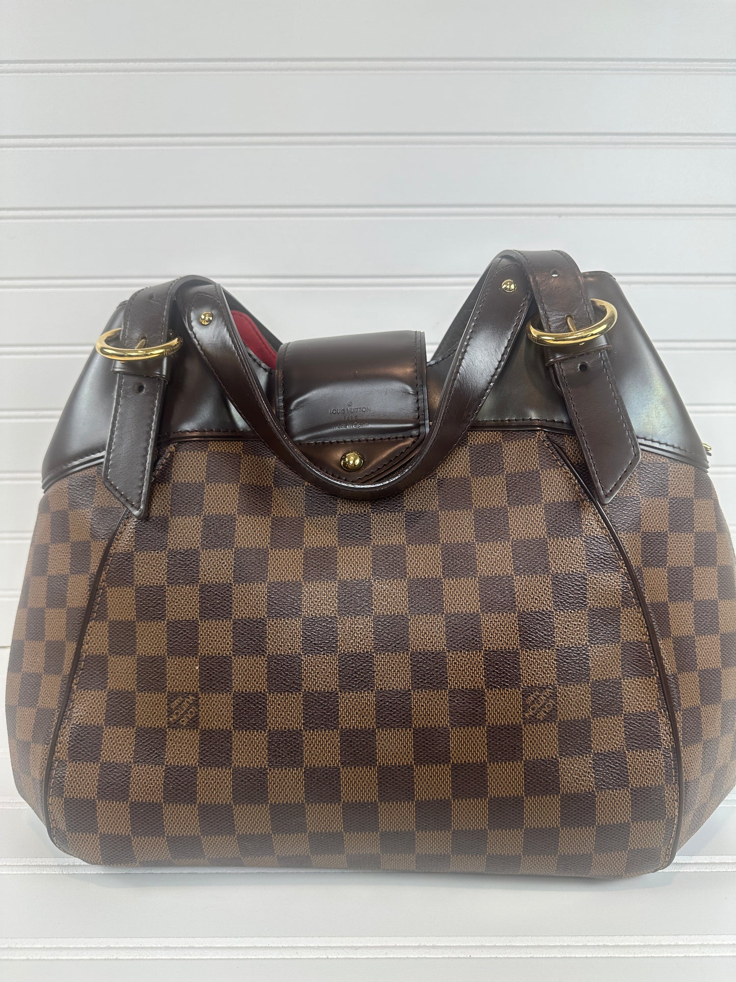 Pre-owned LOUIS VUITTON Sistine GM Shoulder Bag in Damier Ebene _221