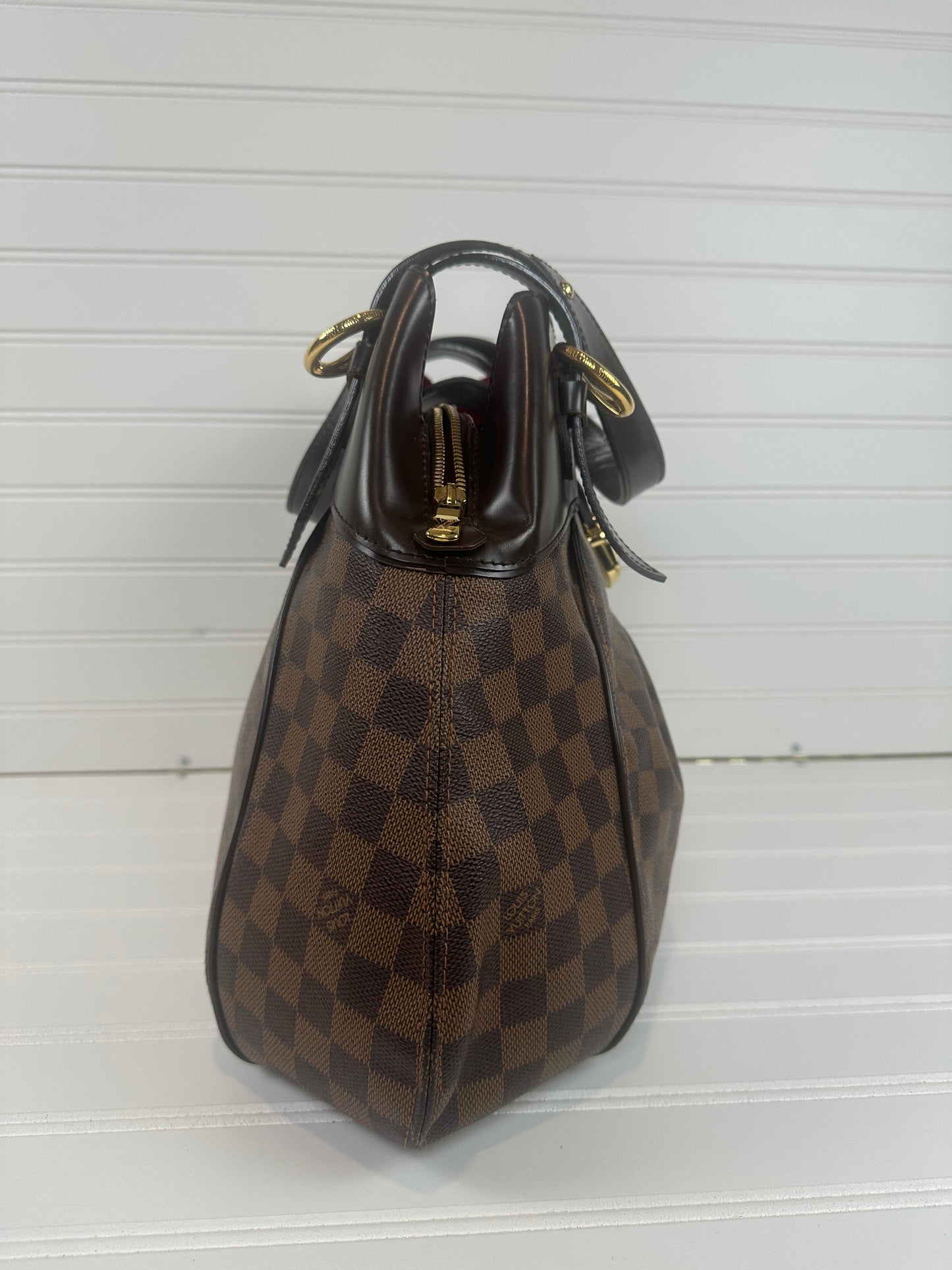 Pre-owned LOUIS VUITTON Sistine GM Shoulder Bag in Damier Ebene _221