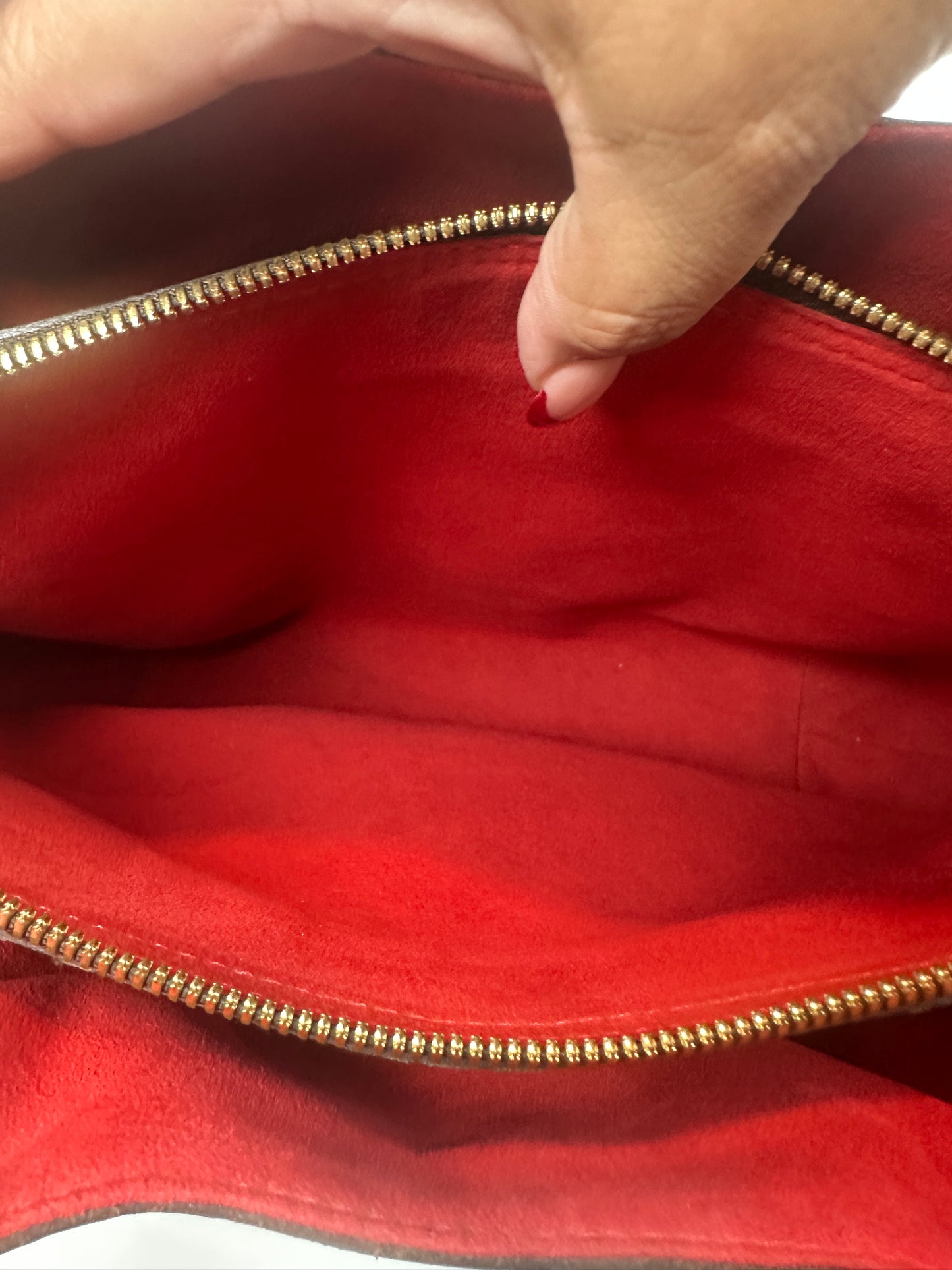 Pre-owned LOUIS VUITTON Sistine GM Shoulder Bag in Damier Ebene _221