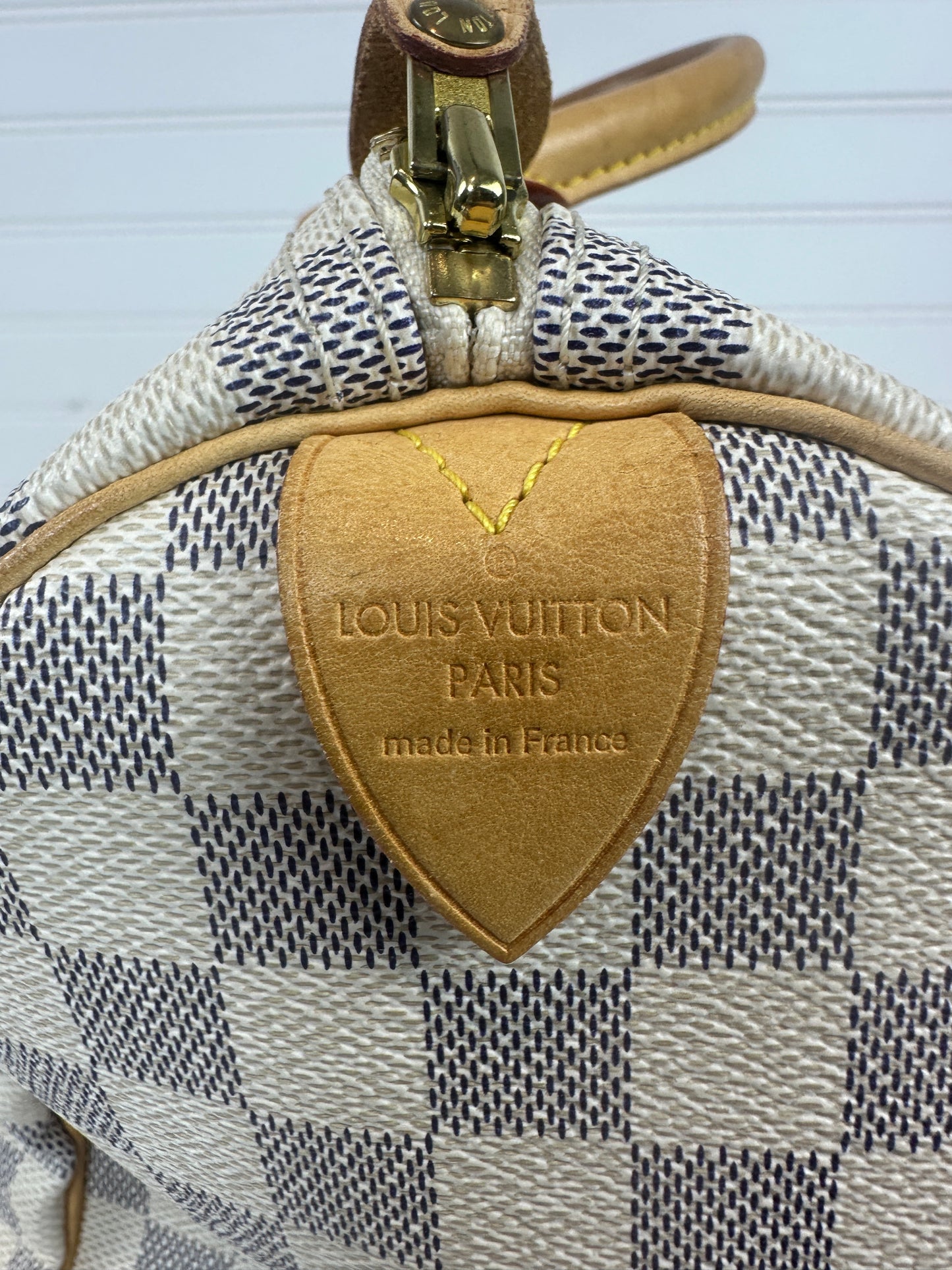 Pre-owned LOUIS VUITTON Speedy Damier Azur 30 _223