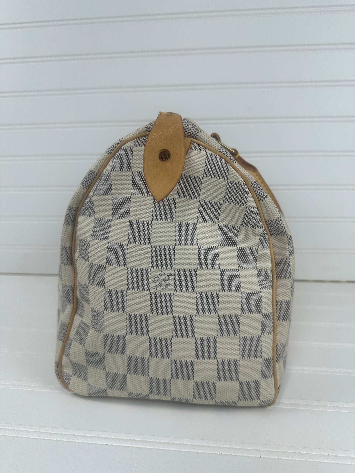 Pre-owned LOUIS VUITTON Speedy Damier Azur 30 _223