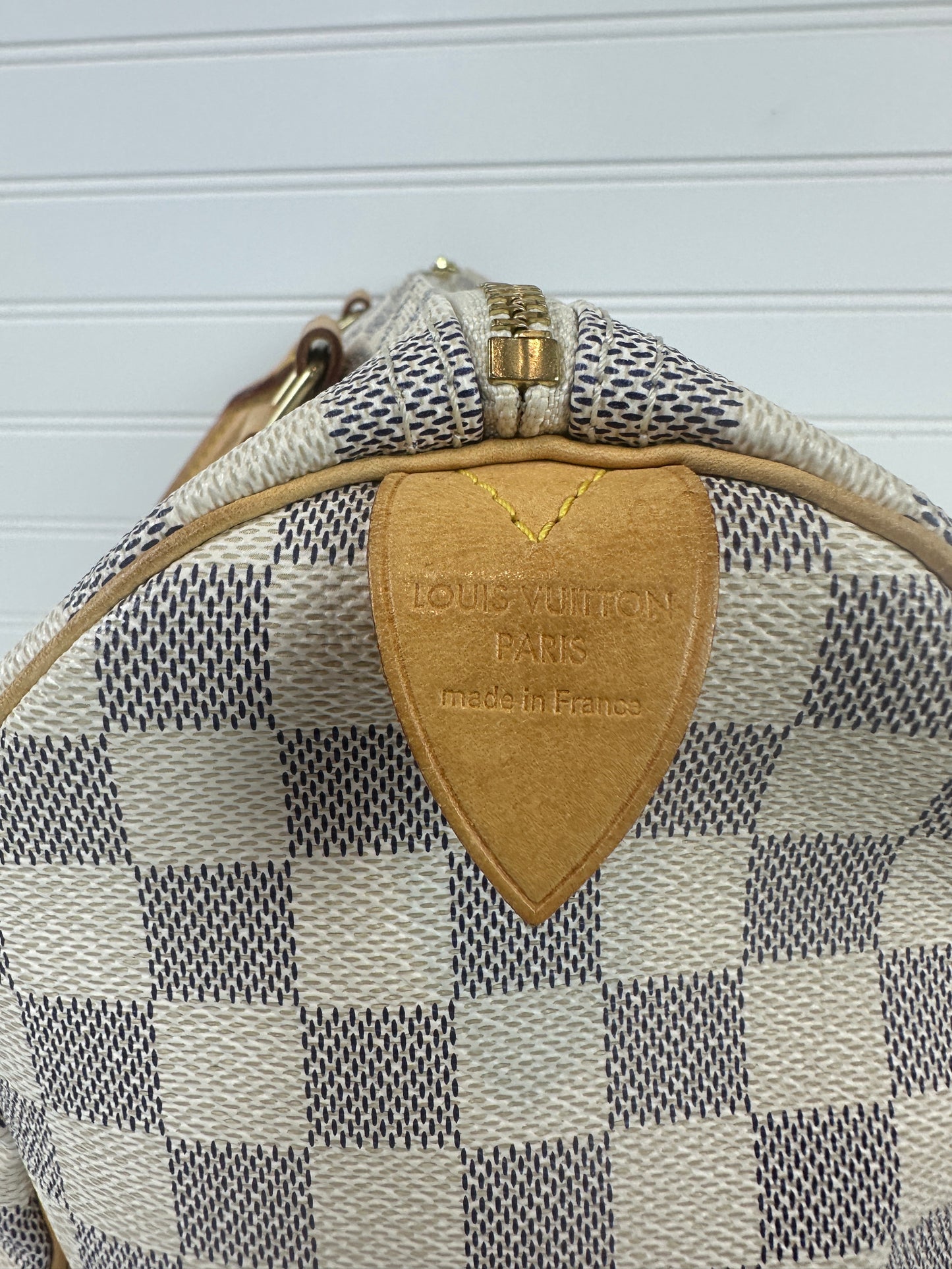 Pre-owned LOUIS VUITTON Speedy Damier Azur 30 _223