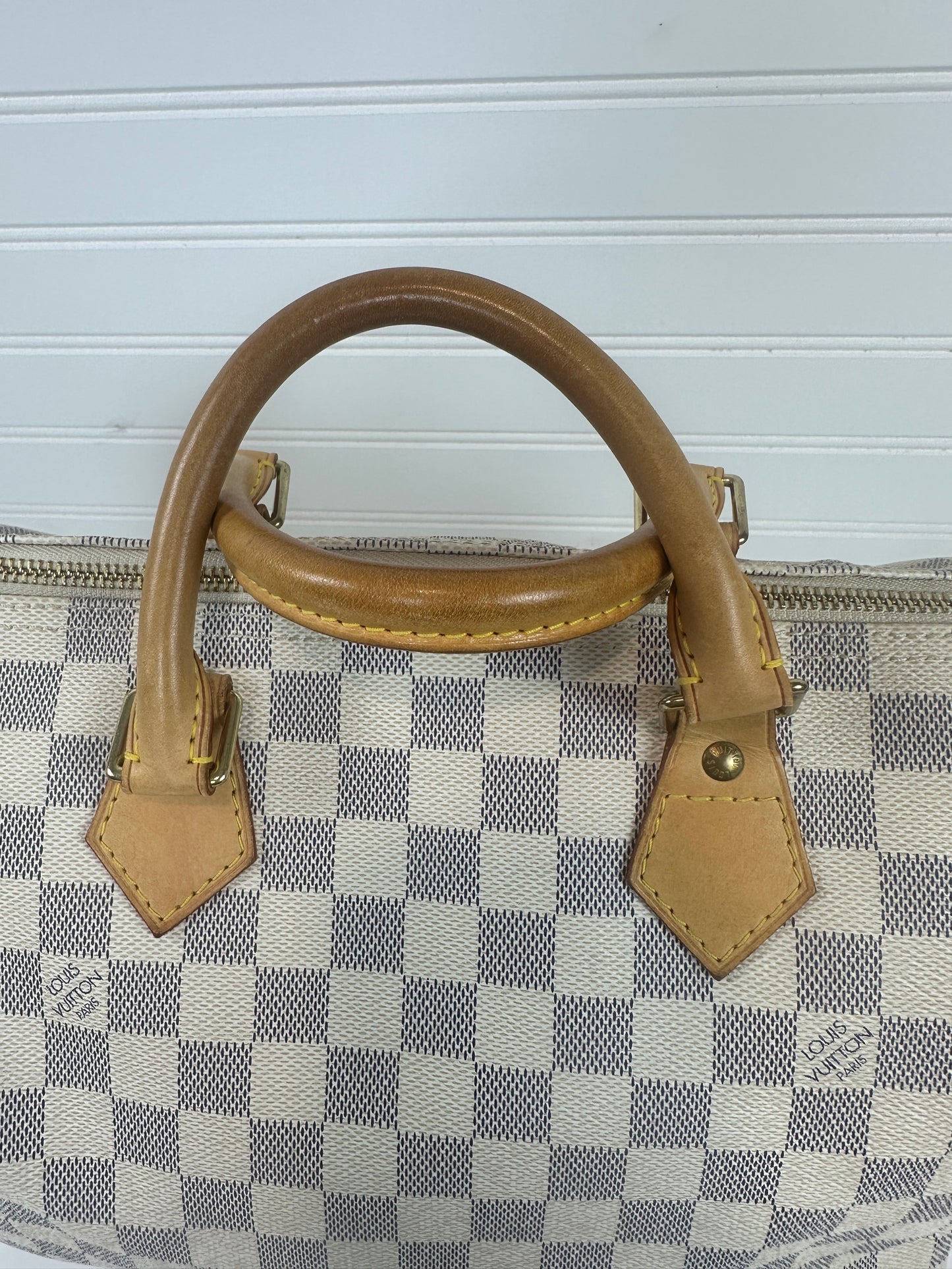 Pre-owned LOUIS VUITTON Speedy Damier Azur 30 _223