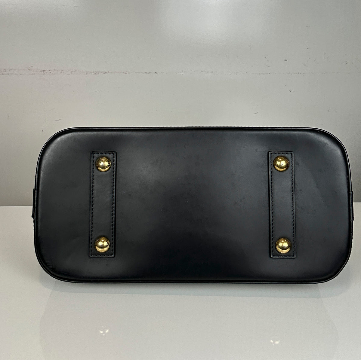 PRE-OWNED LOUIS VUITTON Alma PM Malletage Lambskin leather