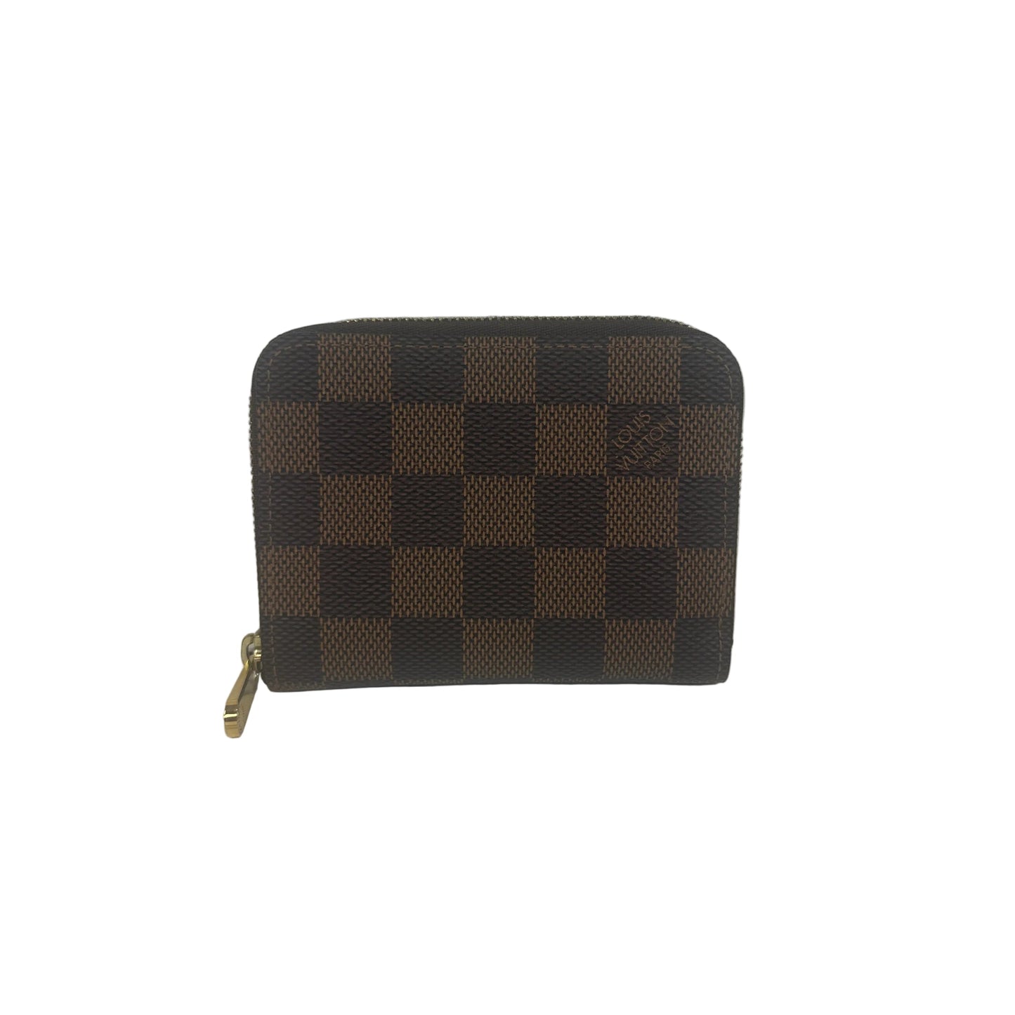 Pre-owned LOUIS VUITTON Zippy Coin Purse Damier Ebene Canvas_232