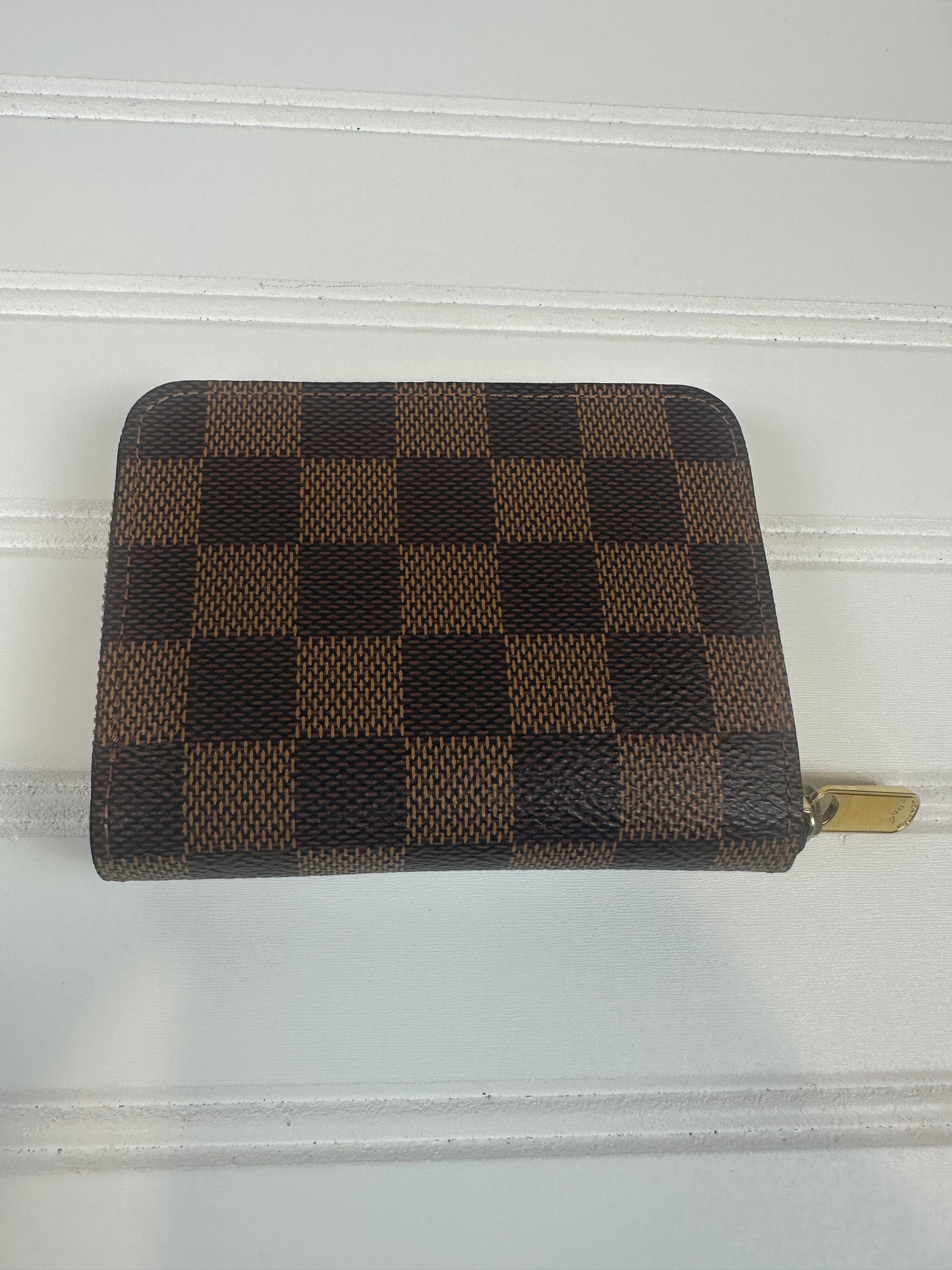 Pre-owned LOUIS VUITTON Zippy Coin Purse Damier Ebene Canvas_232