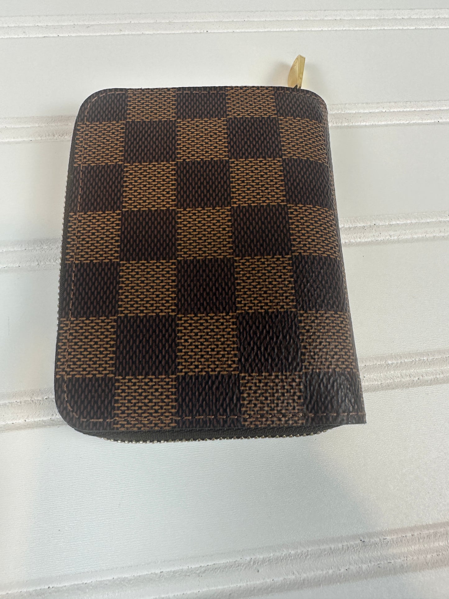 Pre-owned LOUIS VUITTON Zippy Coin Purse Damier Ebene Canvas_232