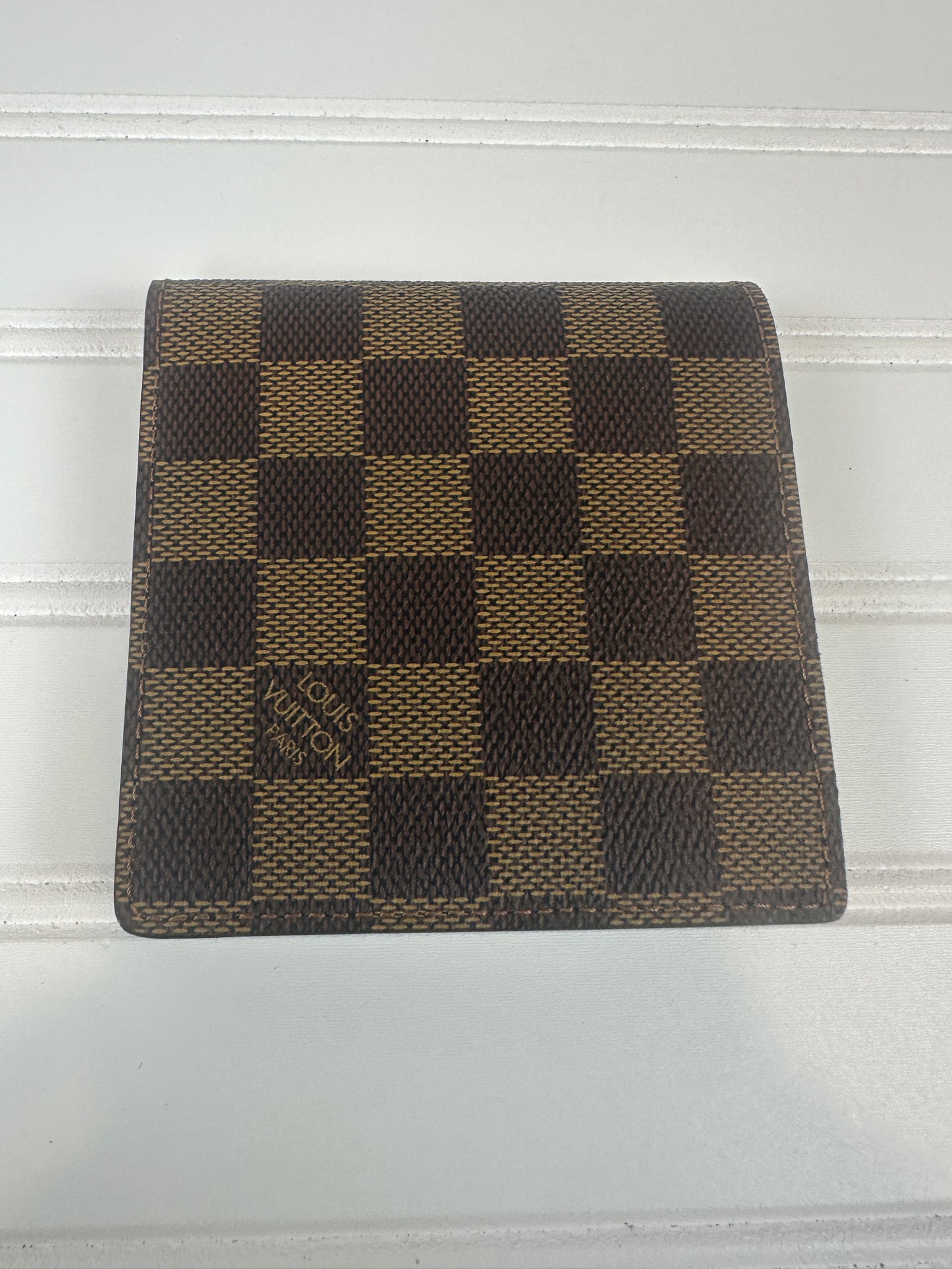 Pre-owned LOUIS VUITTON Marco Bi-fold Wallet Damier Ebene Canvas _233