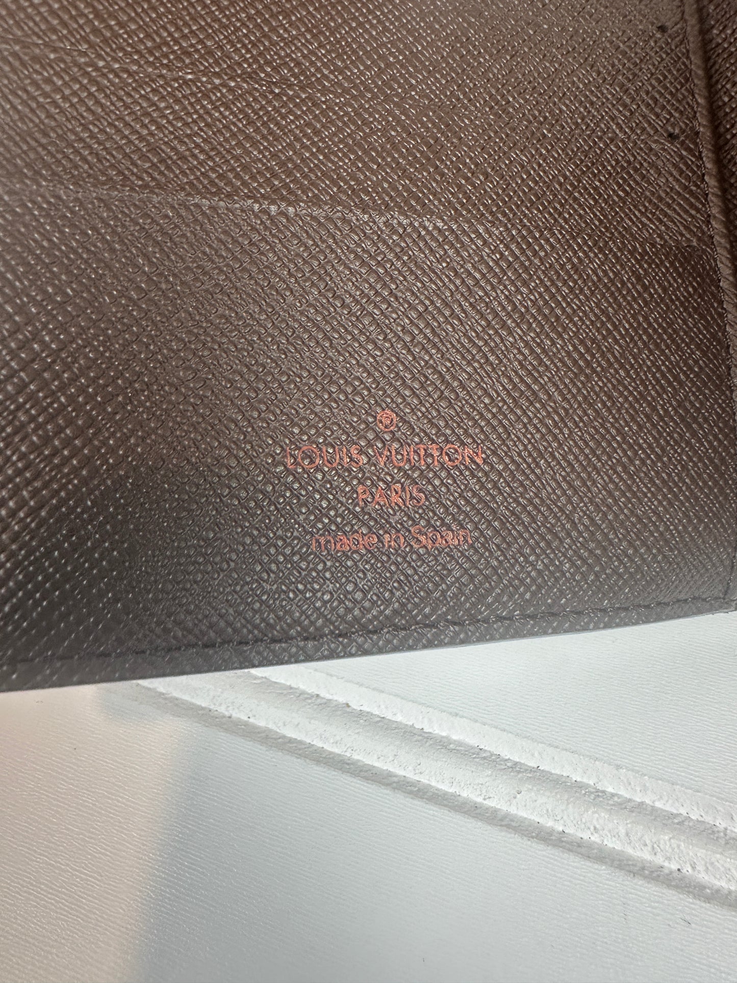 Pre-owned LOUIS VUITTON Marco Bi-fold Wallet Damier Ebene Canvas _233