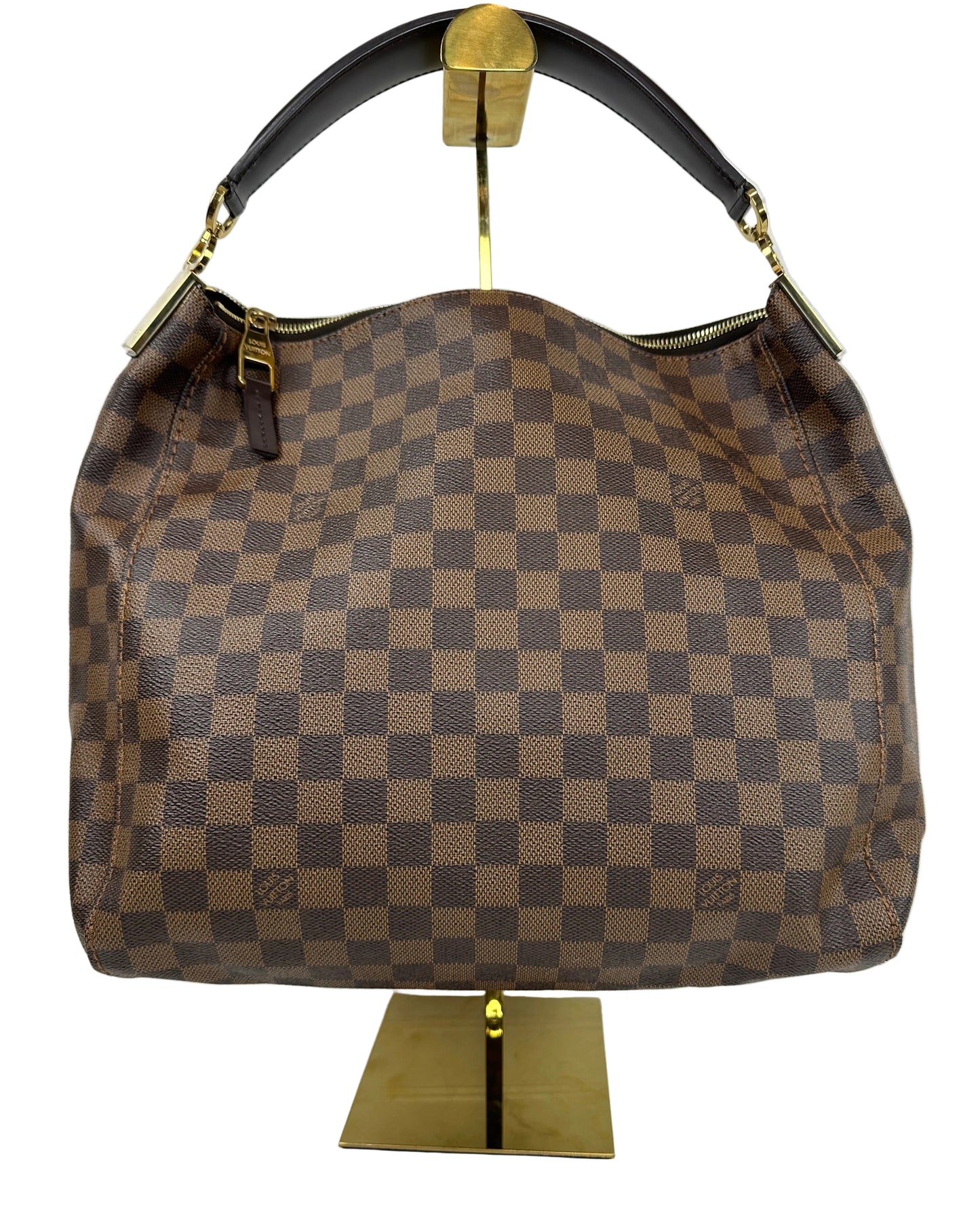 Pre-owned LOUIS VUITTON Portobello PM in Damier Ebene Canvas _ 239