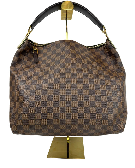 Pre-owned LOUIS VUITTON Portobello PM in Damier Ebene Canvas _ 239