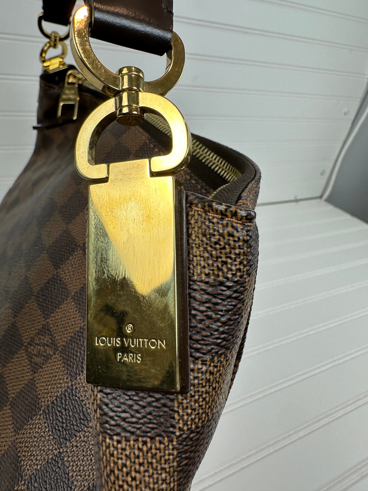Pre-owned LOUIS VUITTON Portobello PM in Damier Ebene Canvas _ 239