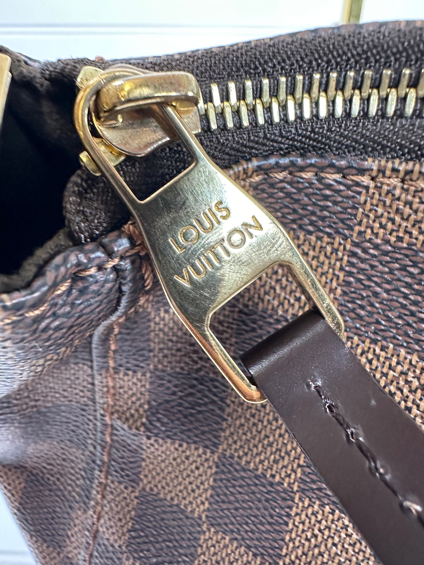 Pre-owned LOUIS VUITTON Portobello PM in Damier Ebene Canvas _ 239