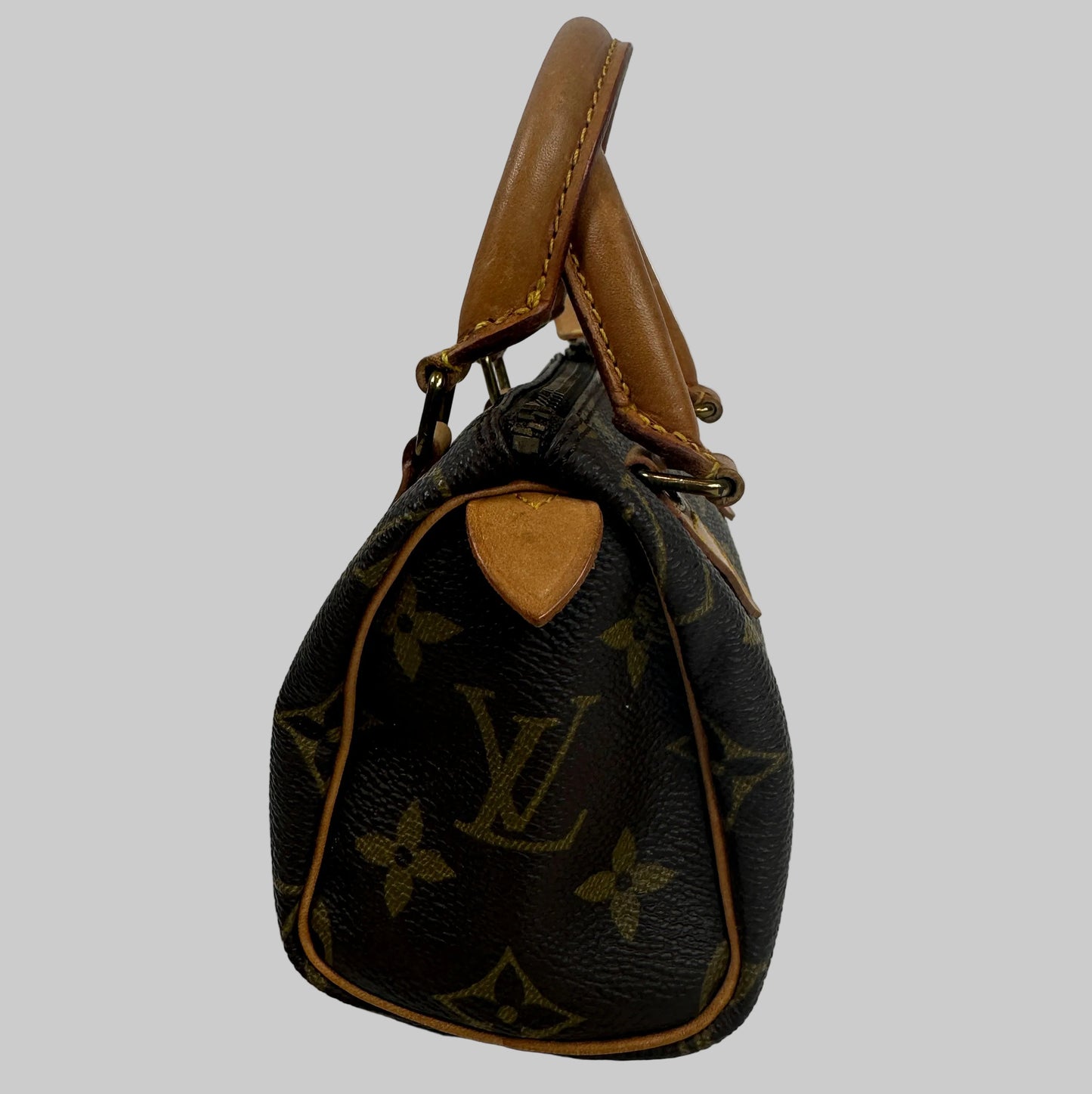 PRE-OWNED LOUIS VUITTON Vintage Mini Speedy HL Monogram canvas_ 240