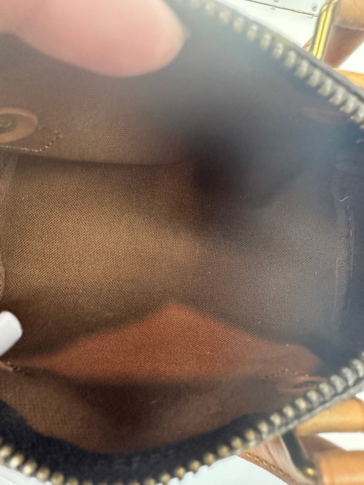 Pre-owned LOUIS VUITTON Nano Speedy Monogram Canvas _ 240