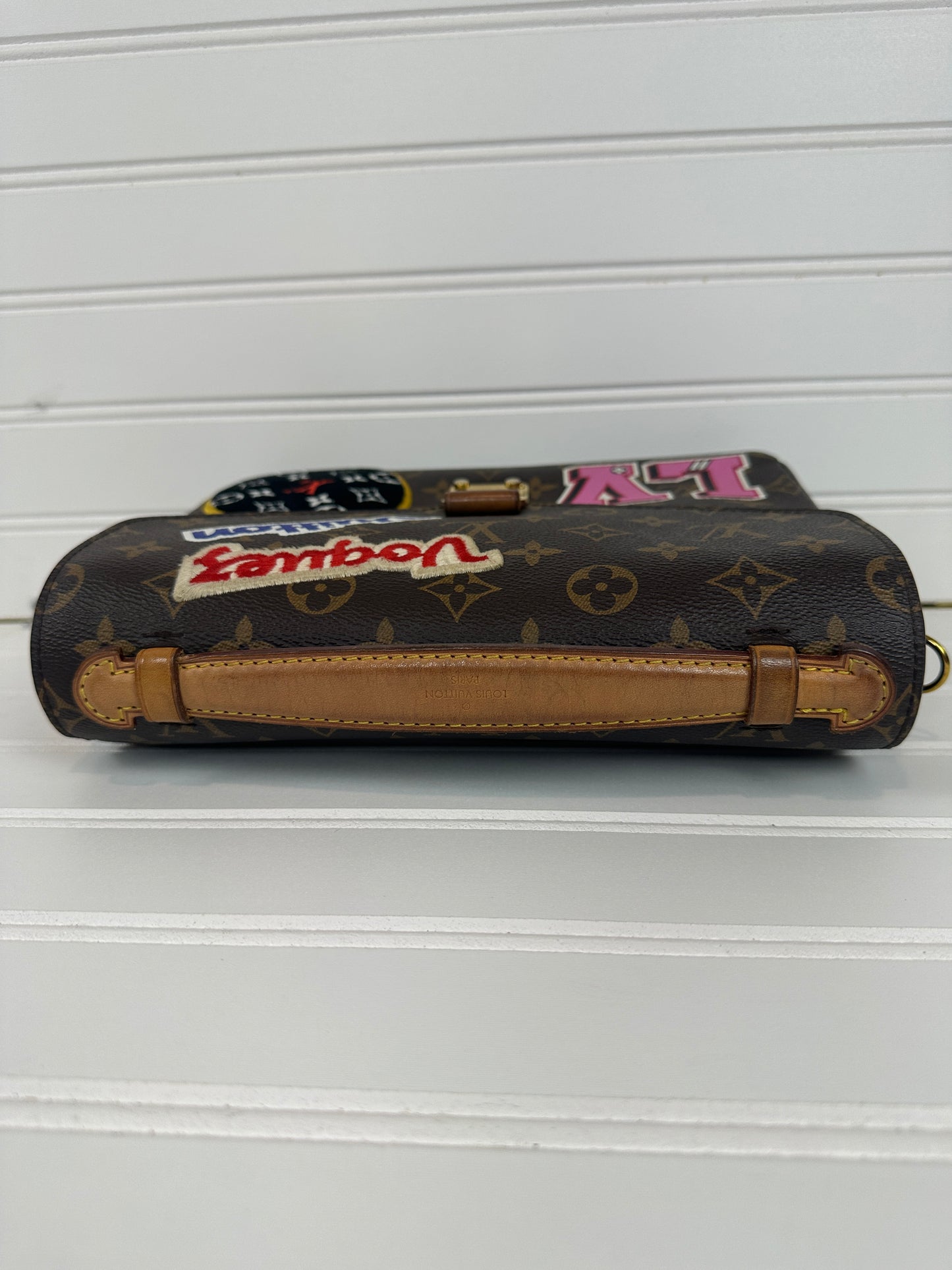 Pre-owned LOUIS VUITTON Patches Pochette Metis Monogram Canvas Limited Edition _ 244