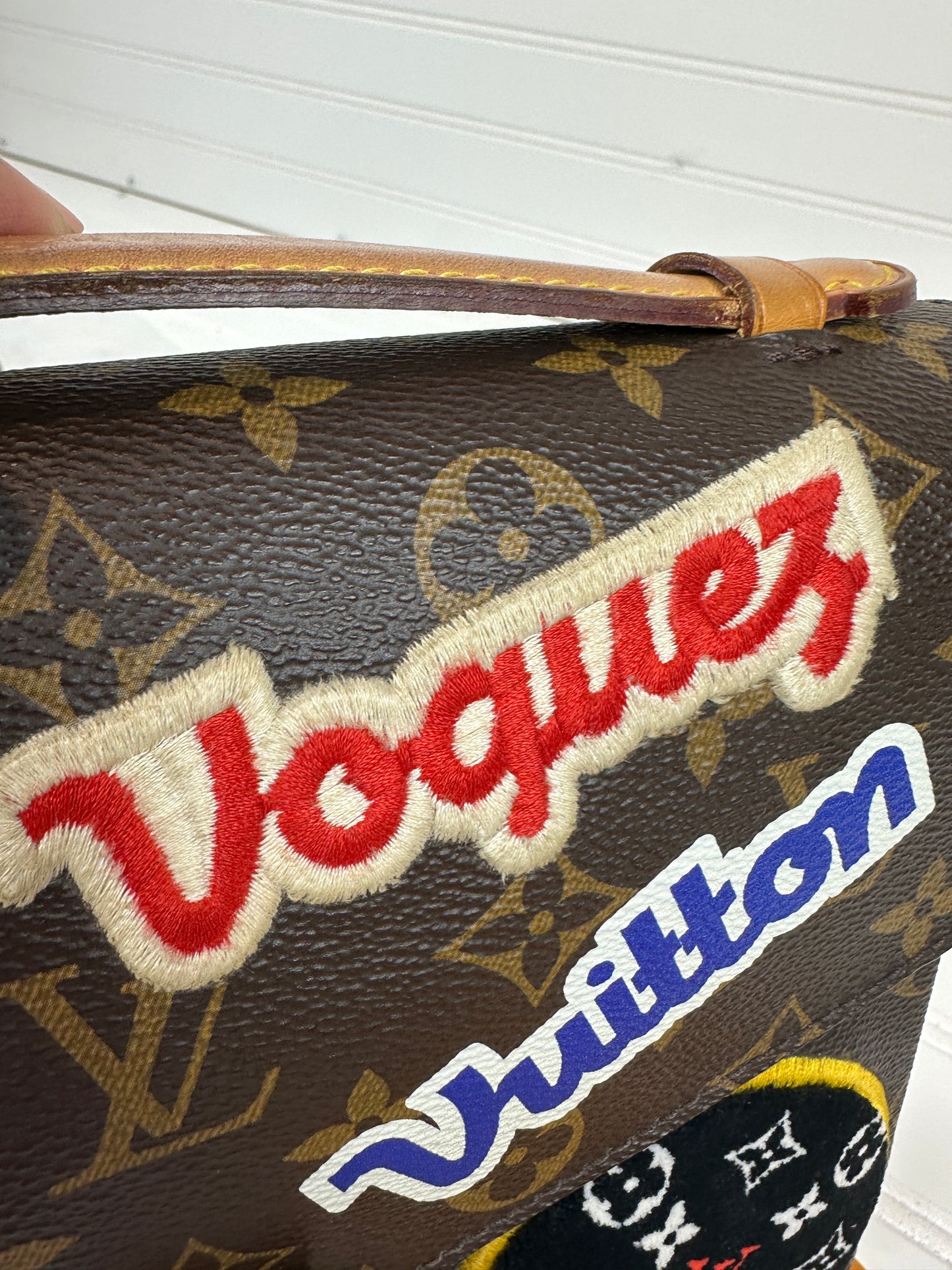 Pre-owned LOUIS VUITTON Patches Pochette Metis Monogram Canvas Limited Edition _ 244