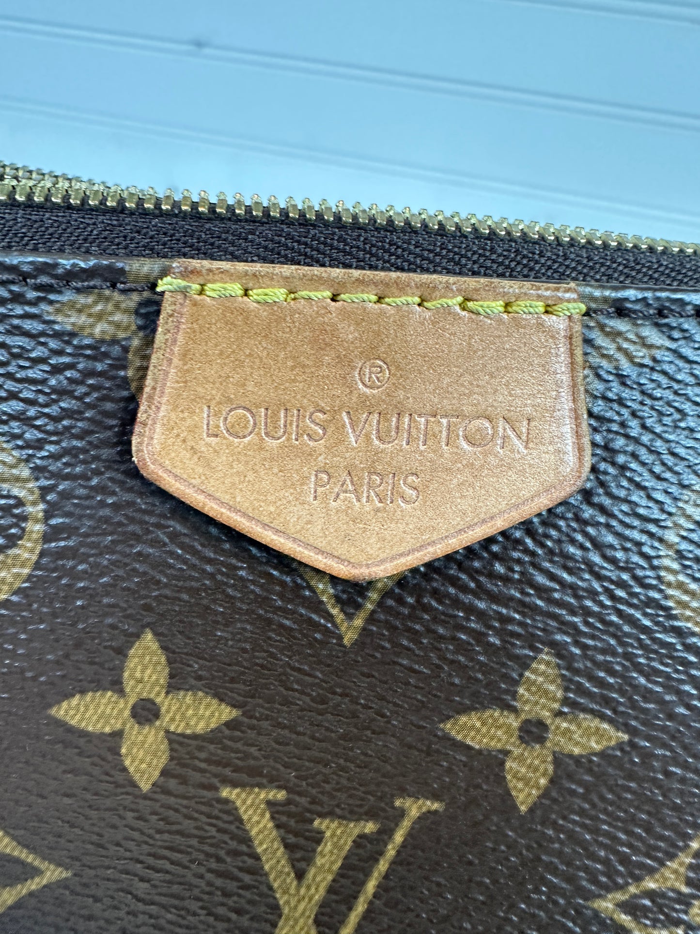 Pre-owned LOUIS VUITTON Multi Pochette Accessoires Monogram Canvas Pink strap _ 243