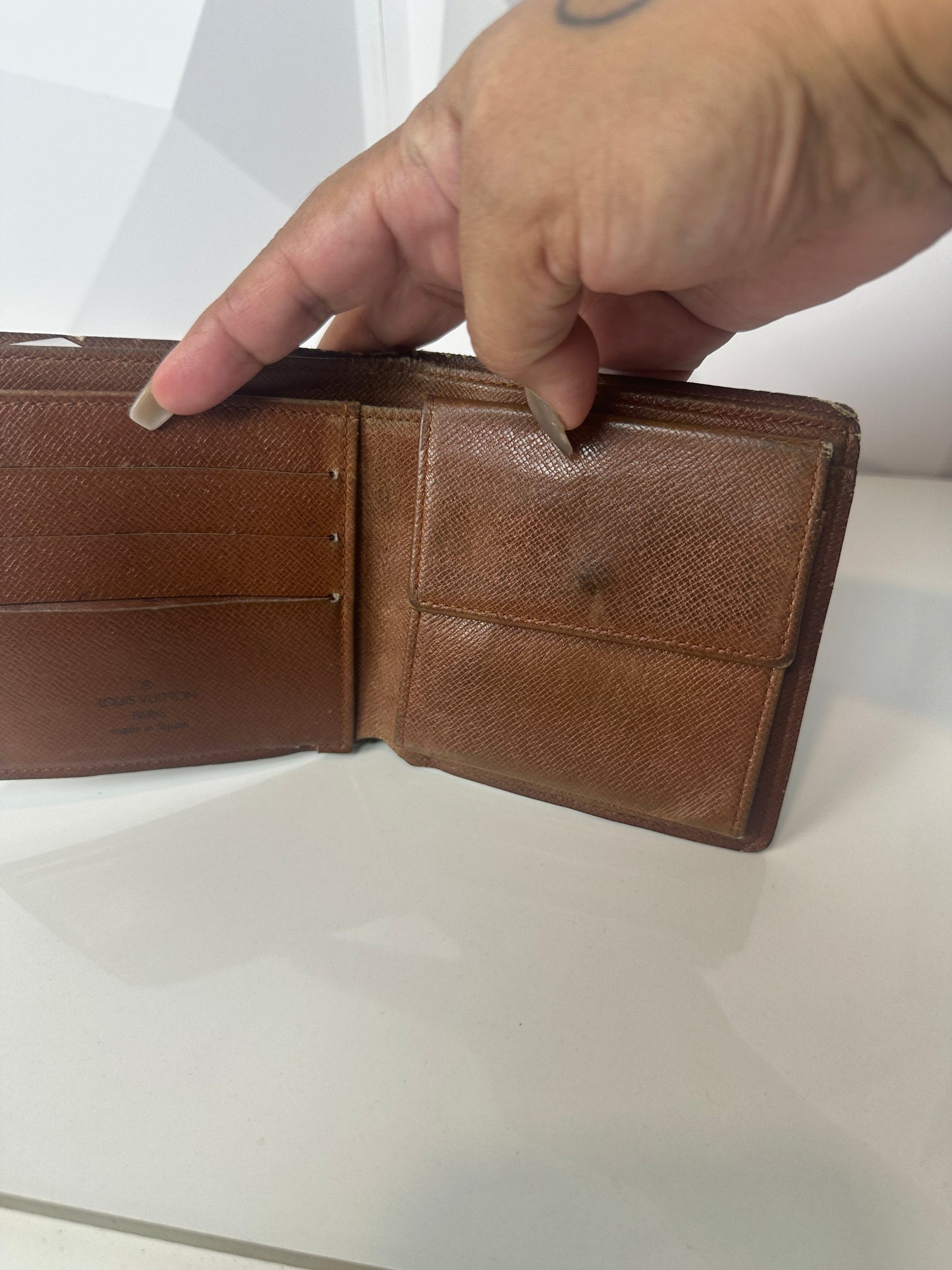 Pre-owned LOUIS VUITTON Monogram Multiple Wallet for Man _184-3